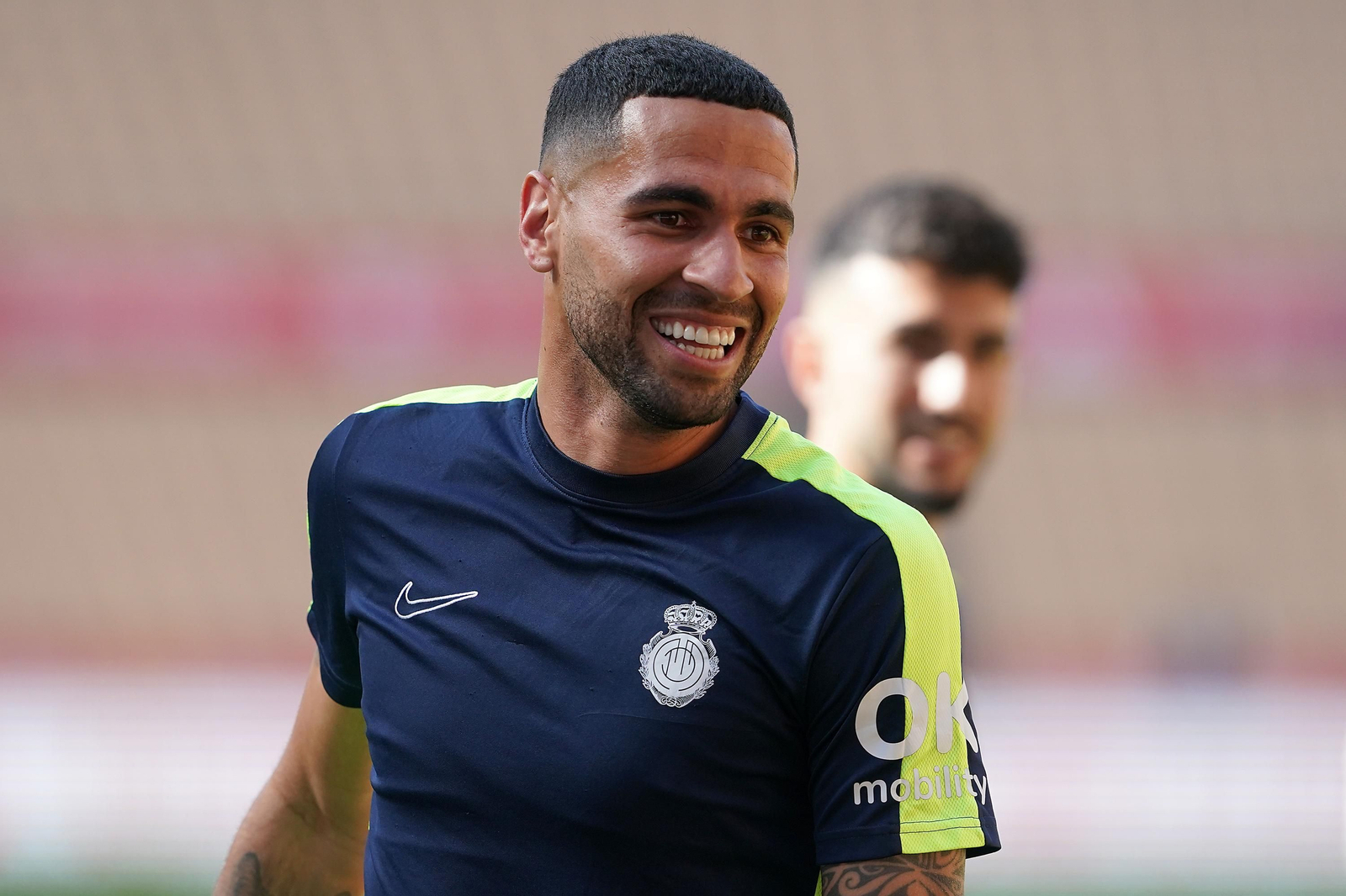 Imágenes del buen ambiente entre el Athletic y el Mallorca