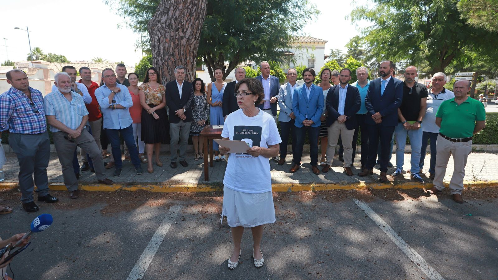 Las mejores fotos del viaje reivindicativo de los alcaldes a Ronda en tren