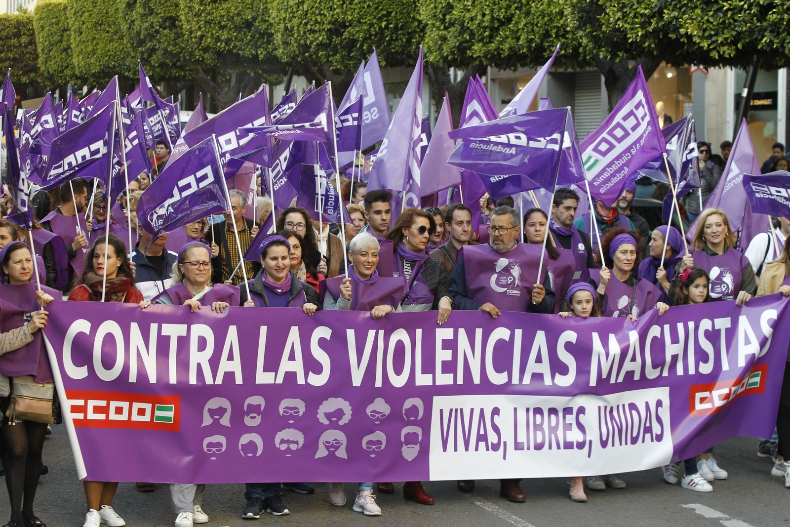 Fotogalería manifestación Día Internacional de la Mujer