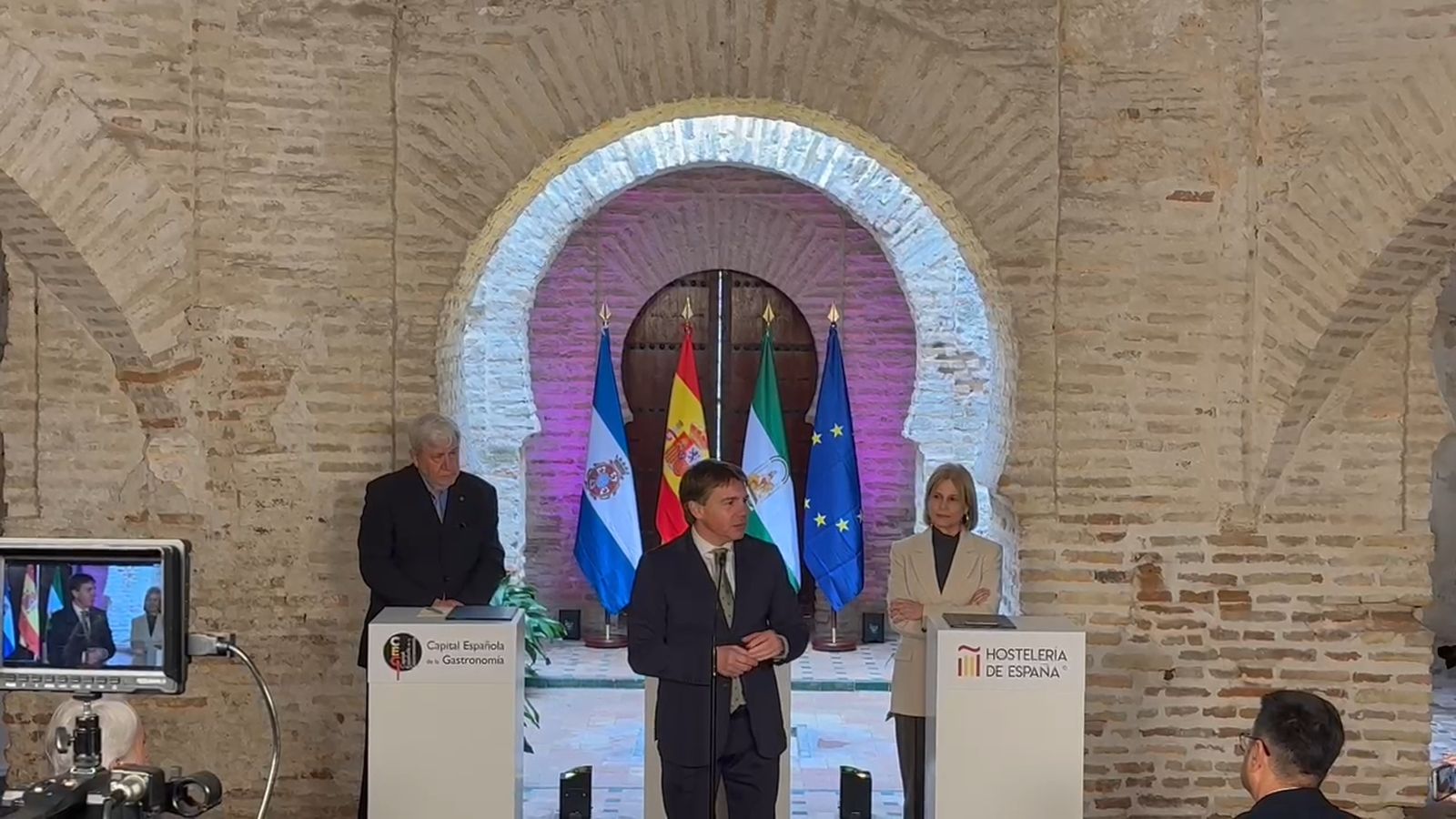 Acto de firma del convenio de la Capitalidad Gastronónica 2026.