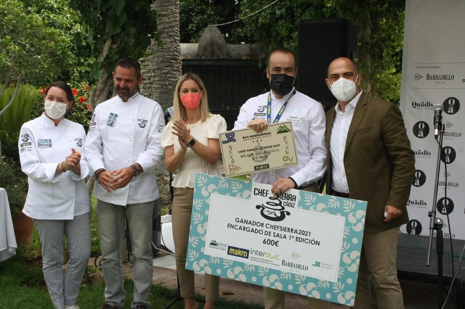 Entrega de premios del concurso Chef Sierra.