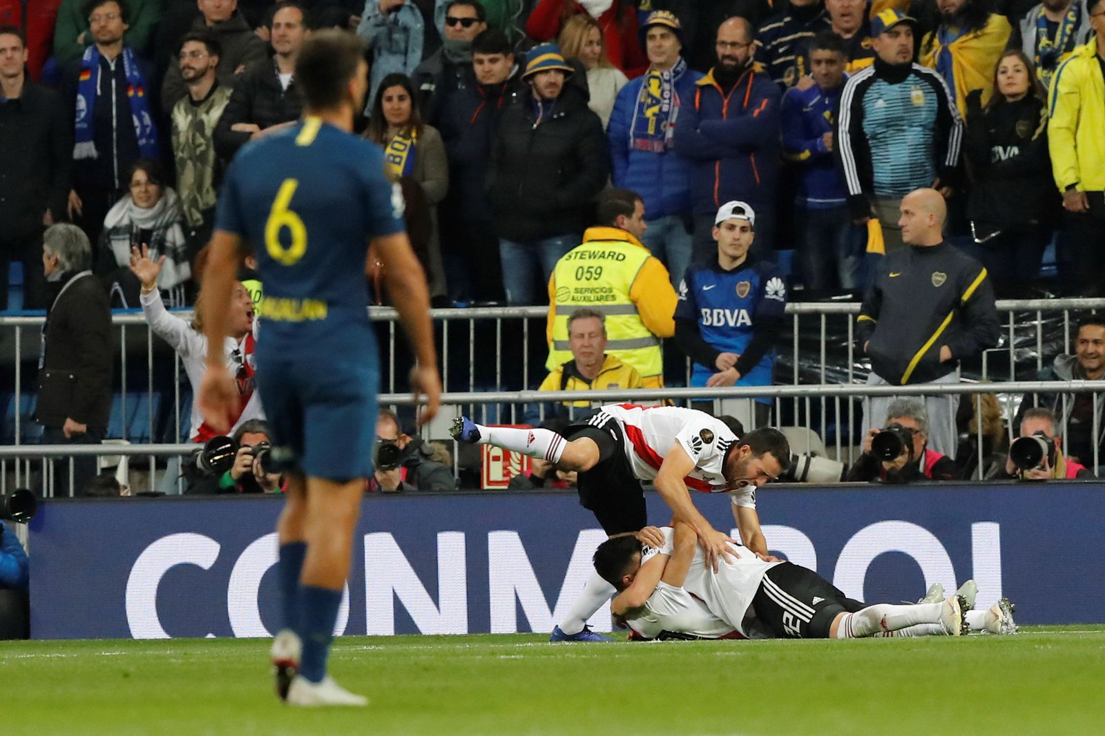 Las imágenes de la final de la Copa Libertadores entre el River Plate y el Boca Juniors