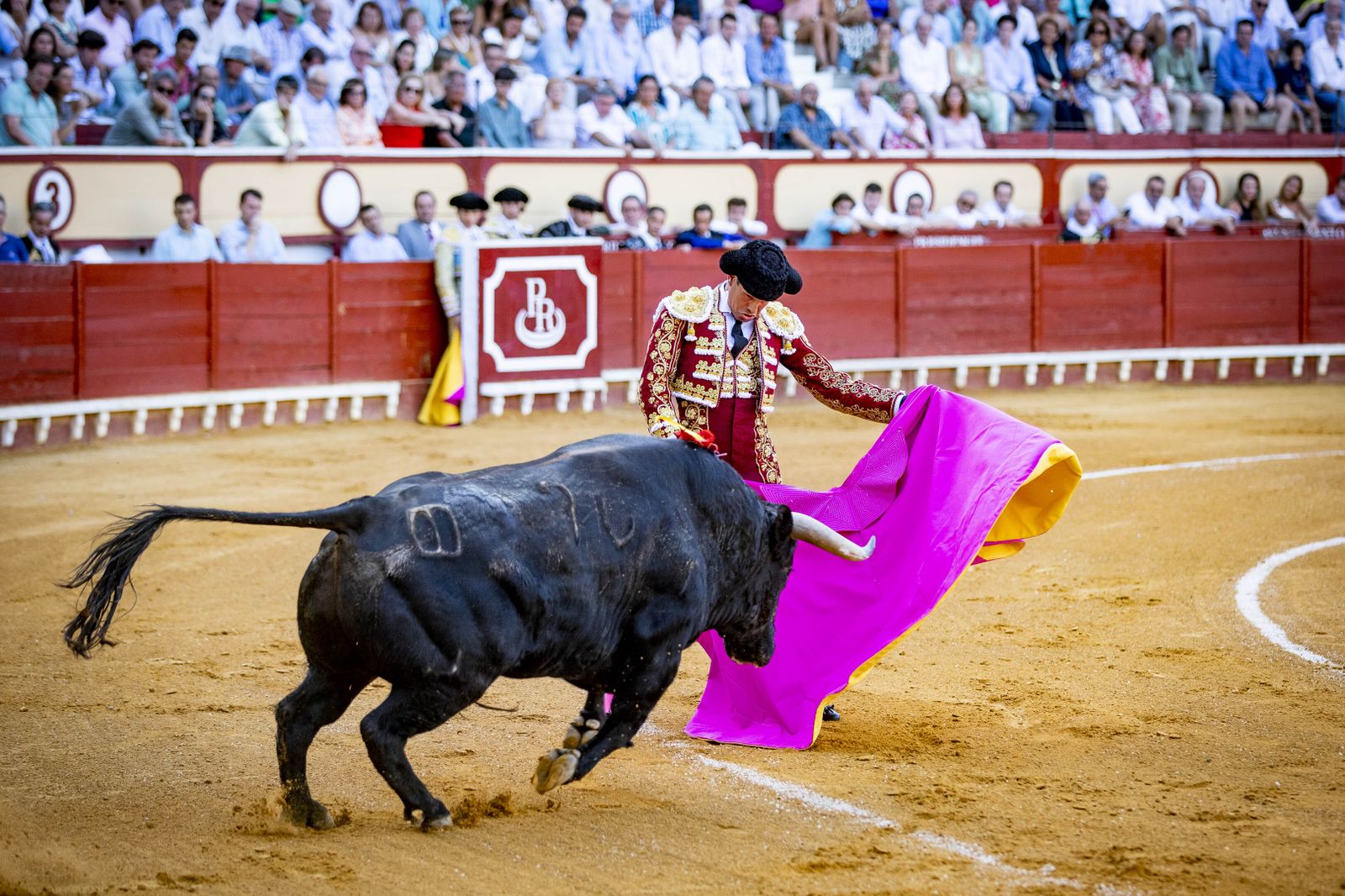Daniel Crespo, Manzanares y Juan Ortega, en la plaza de toros de El Puerto