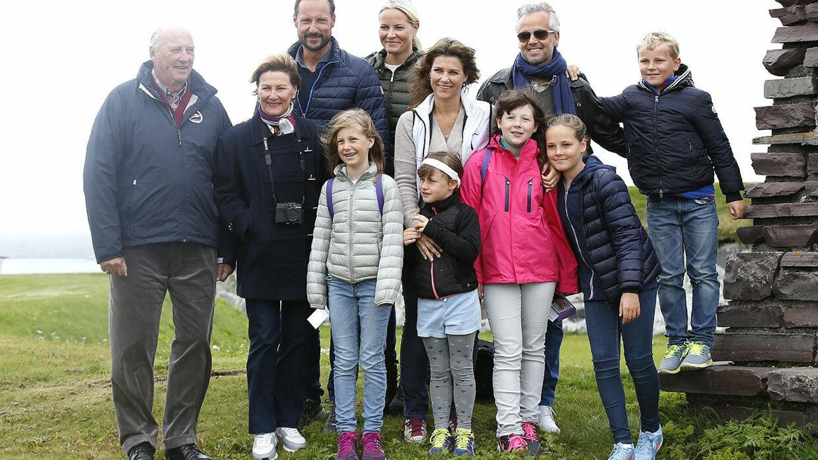 Ari Behn, con la familia real noruega, cuando aún estaba casado con Marta Luisa.