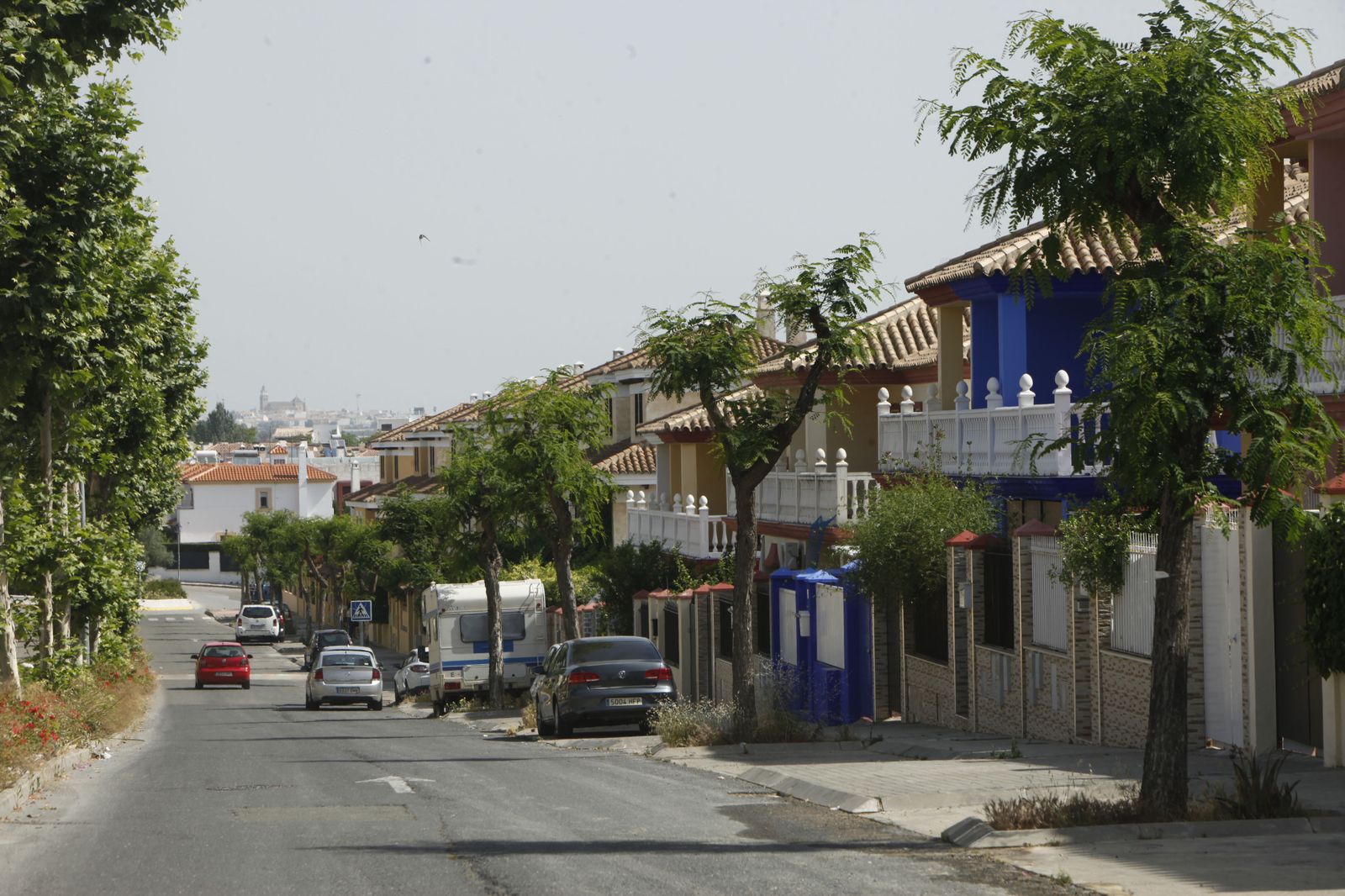 Una calle de Espartinas, en una imagen de archivo.