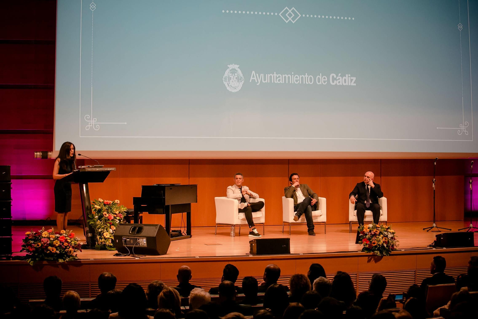 Acto de reconocimiento de Alejandro Sanz como hijo adoptivo de Cádiz