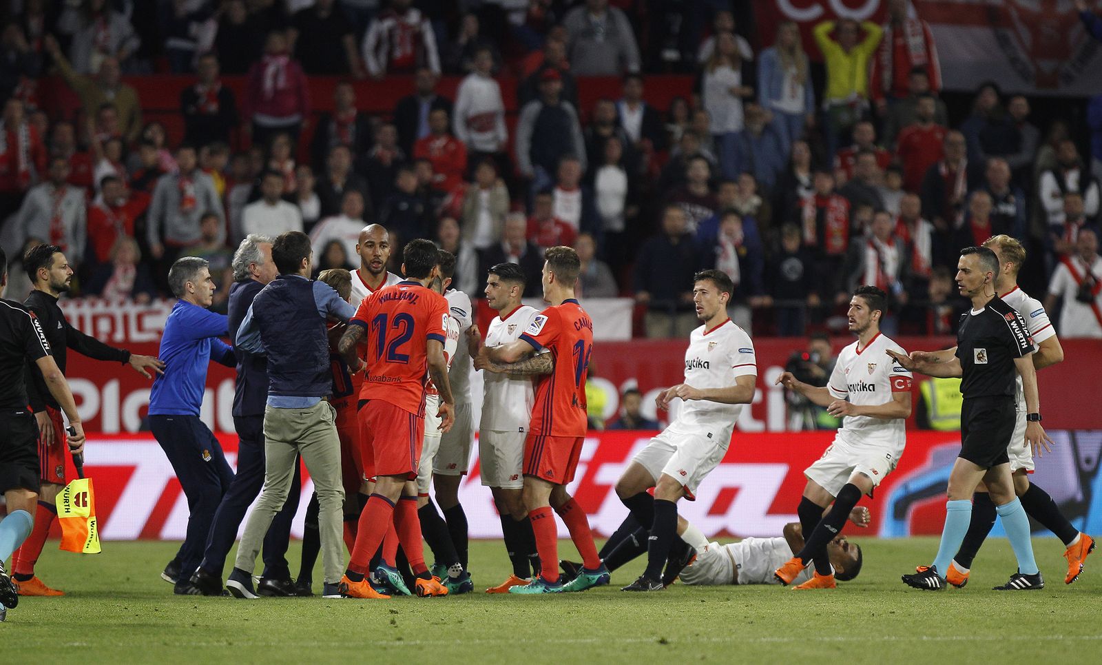 El Sevilla-Real Sociedad, en imágenes