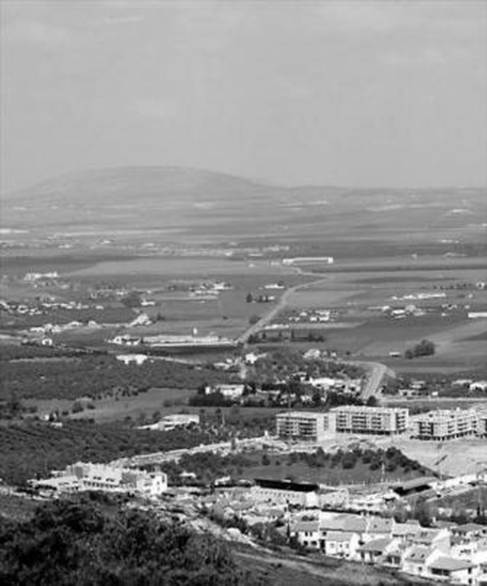 Vista general de la vega de Antequera.