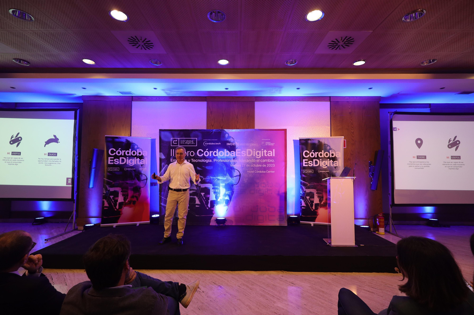 Conferencia de Javier Rodríguez Zapatero en el marco del Foro Córdoba es digital.