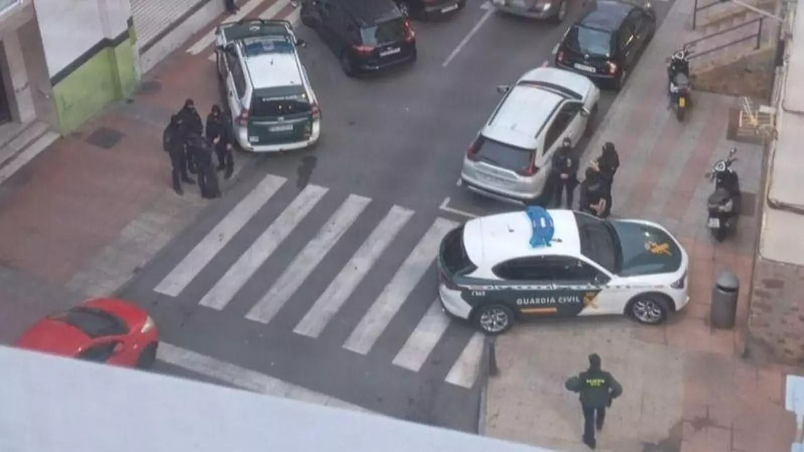 Operación de la Guardia Civil en Ceuta.