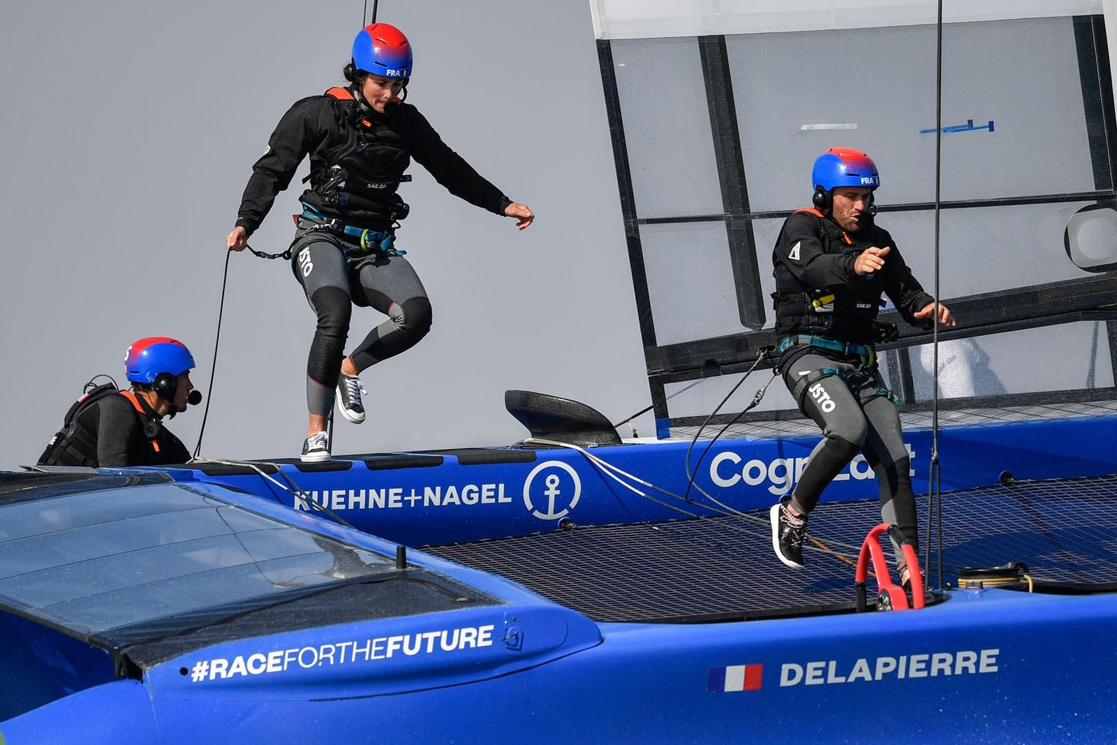 El día a día de la Sail GP en el muelle de Cádiz