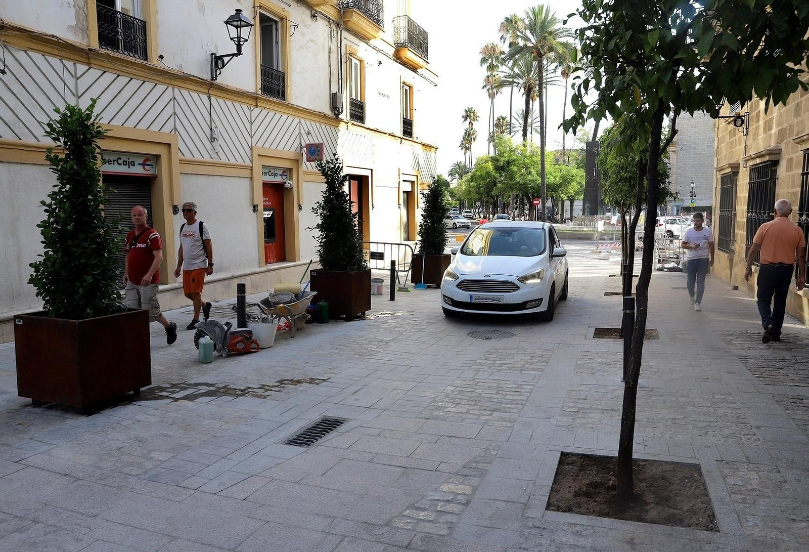 Imagen de la calle Tornería en el centro de Jerez