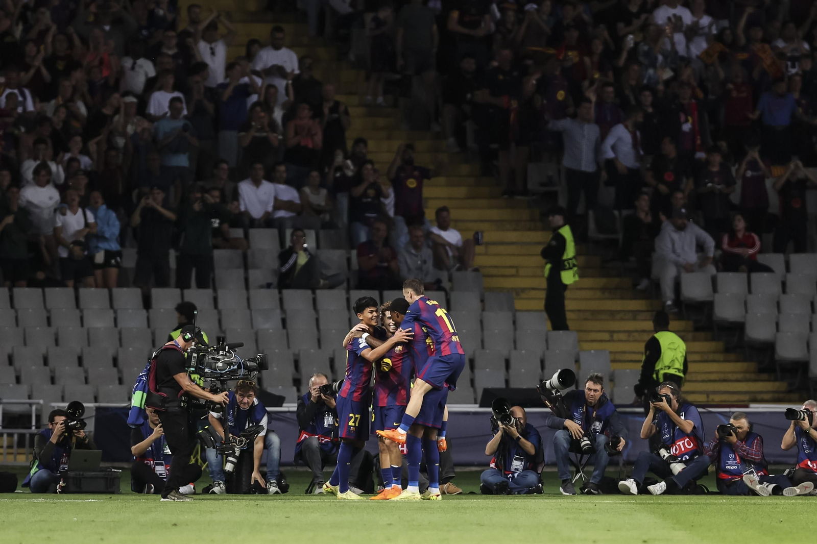 Las fotos del Barcelona-Olympiacos