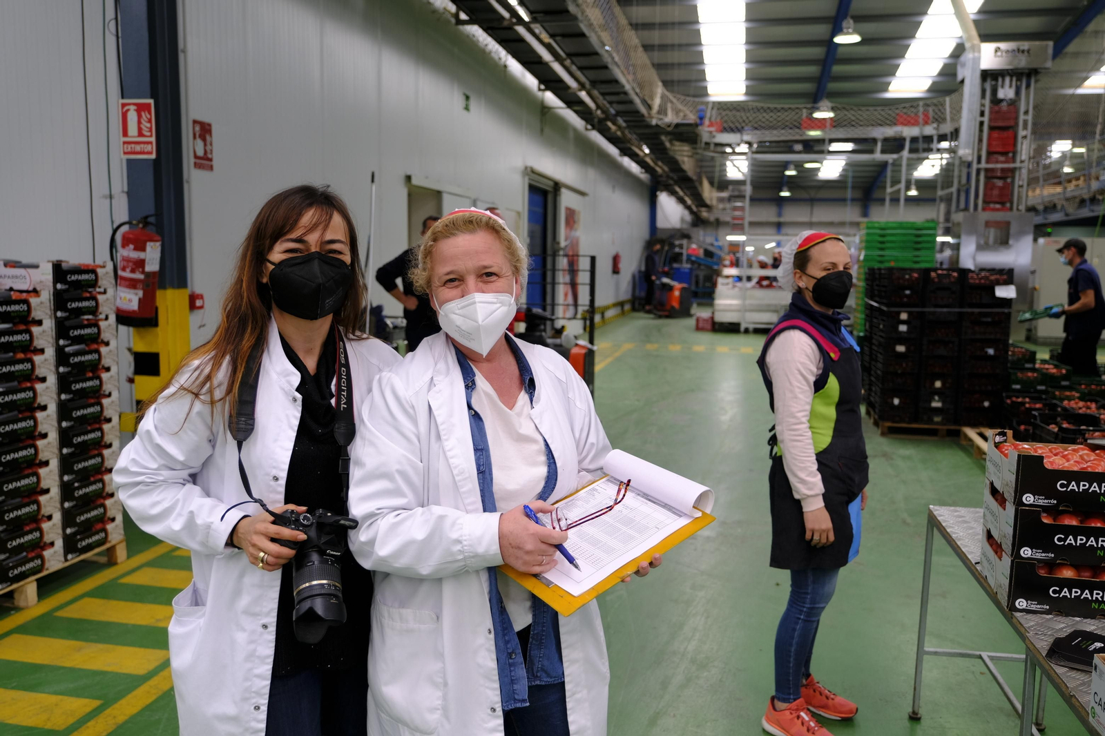 Fotogalería de la visita de Vicente del Bosque a Grupo Caparrós.