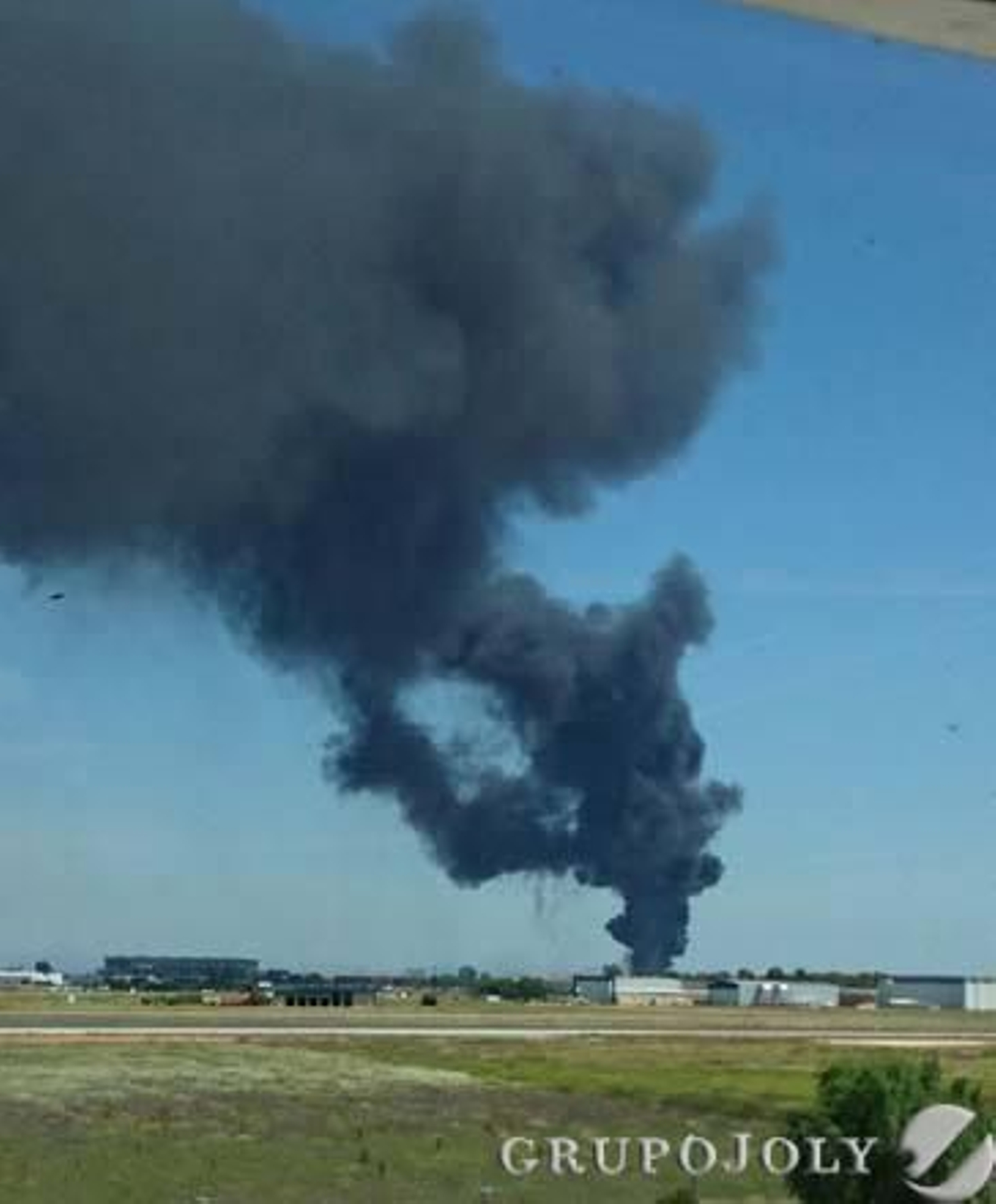 Las imágenes del accidente del A400M