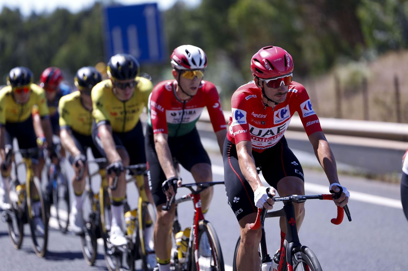 Luis Ángel Maté, protagonista en la fuga de la Vuelta a España