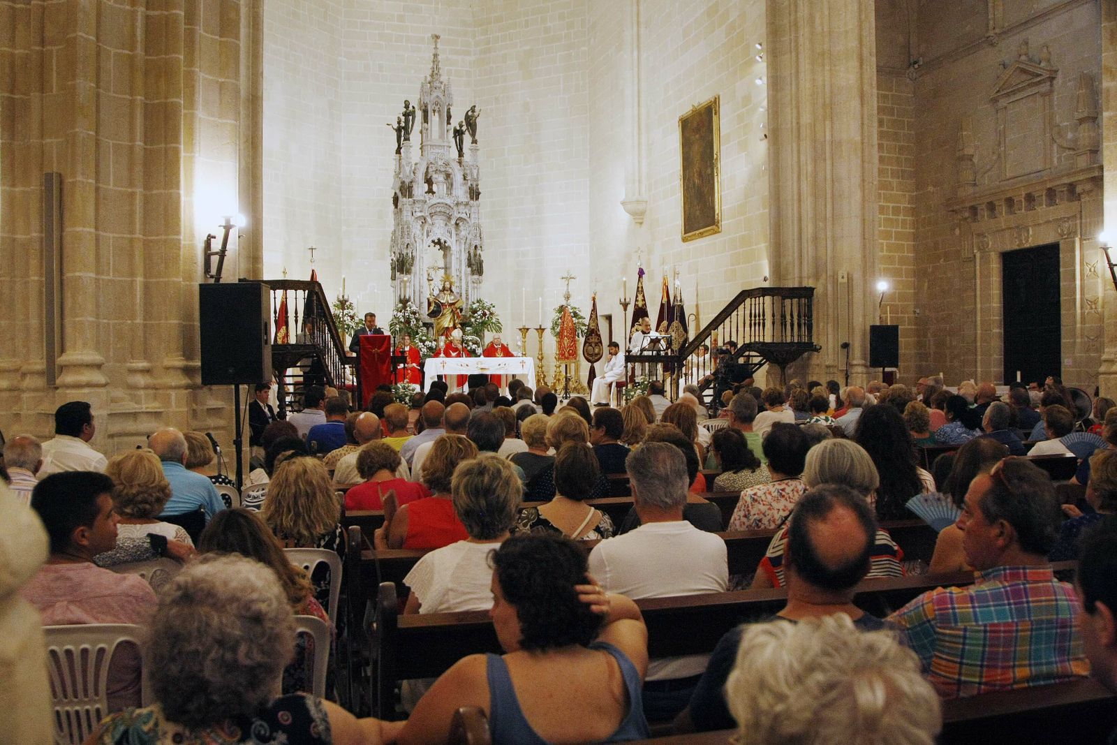 Celebración de la misa flamenca en Santiago.