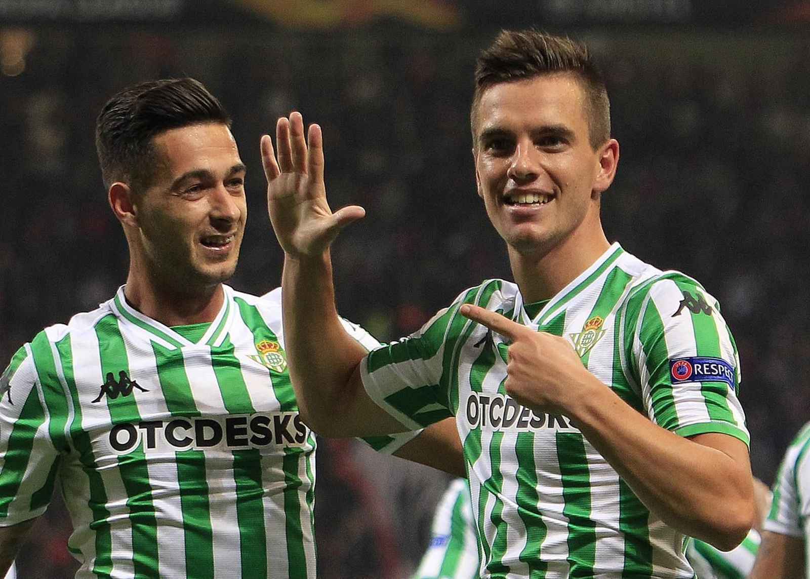 El Milan-Betis, en imágenes