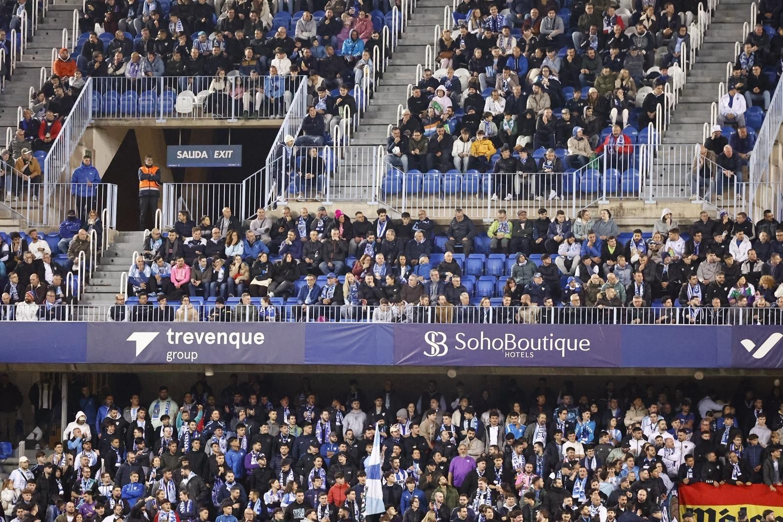 Búscate en las gradas de La Rosaleda en el Málaga CF-Mirandés