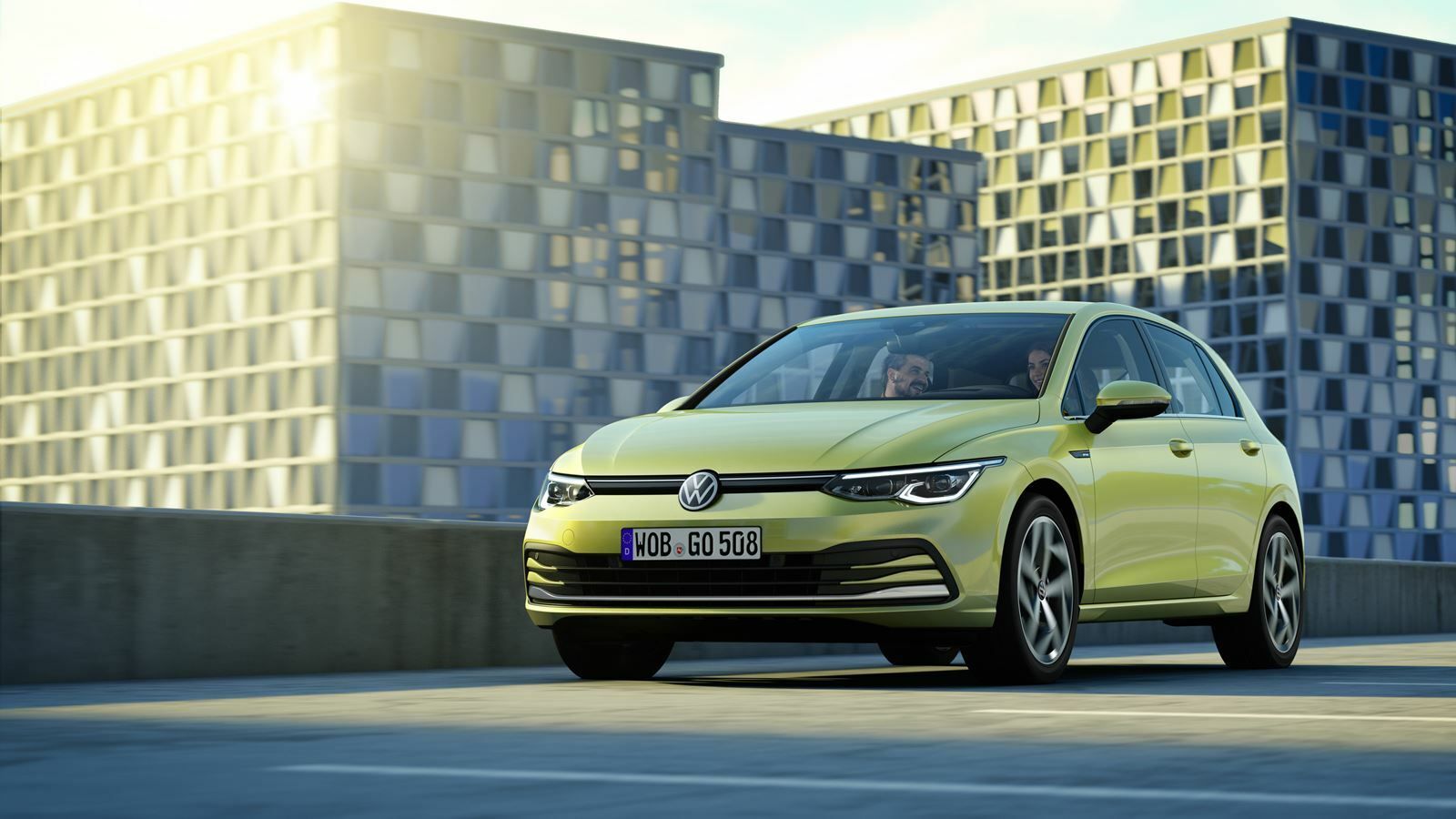 El frontal es el apartado que más cambia en el nuevo Volkswagen Golf.