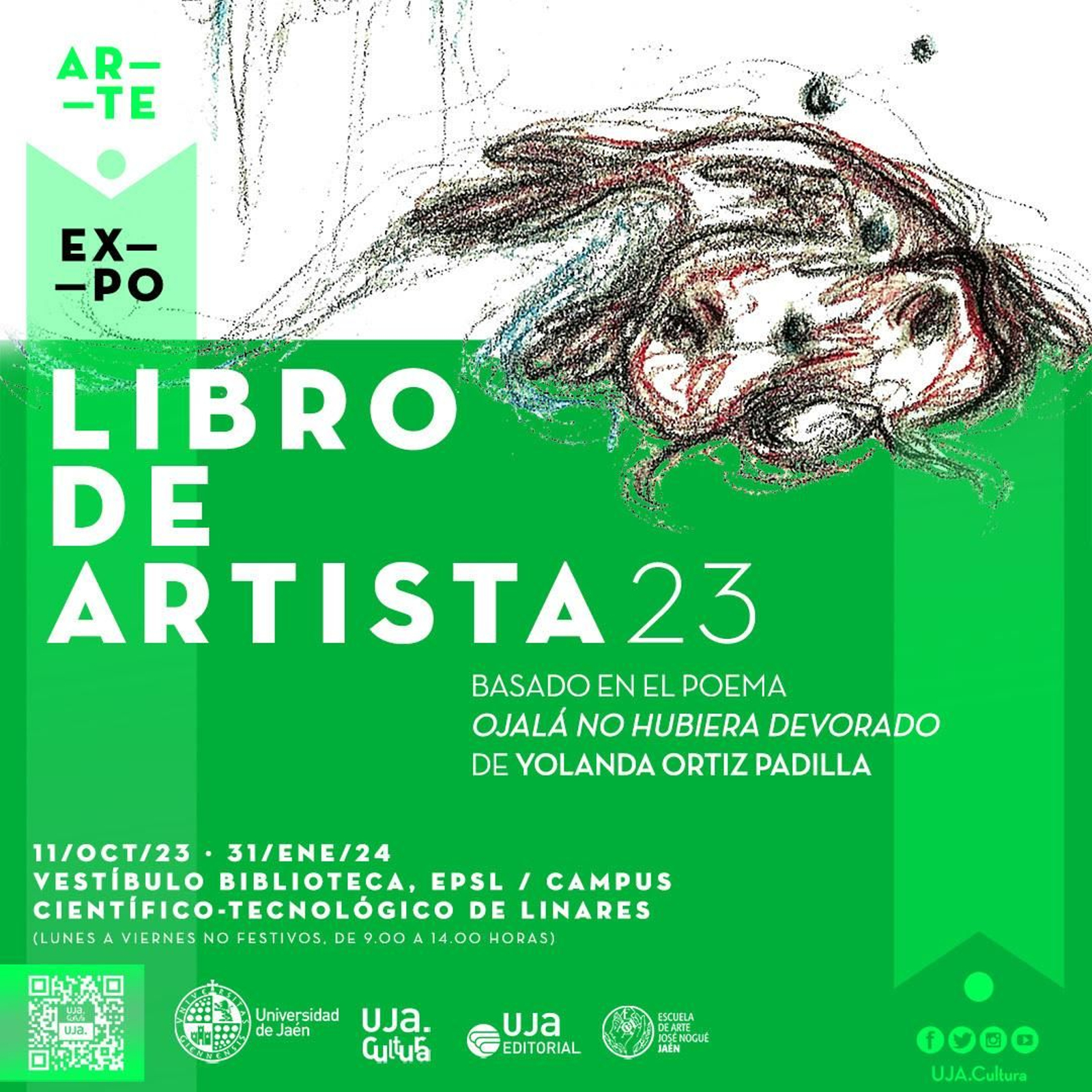 Los versos de la poeta Yolanda Ortiz Padilla son la base de esta muestra.