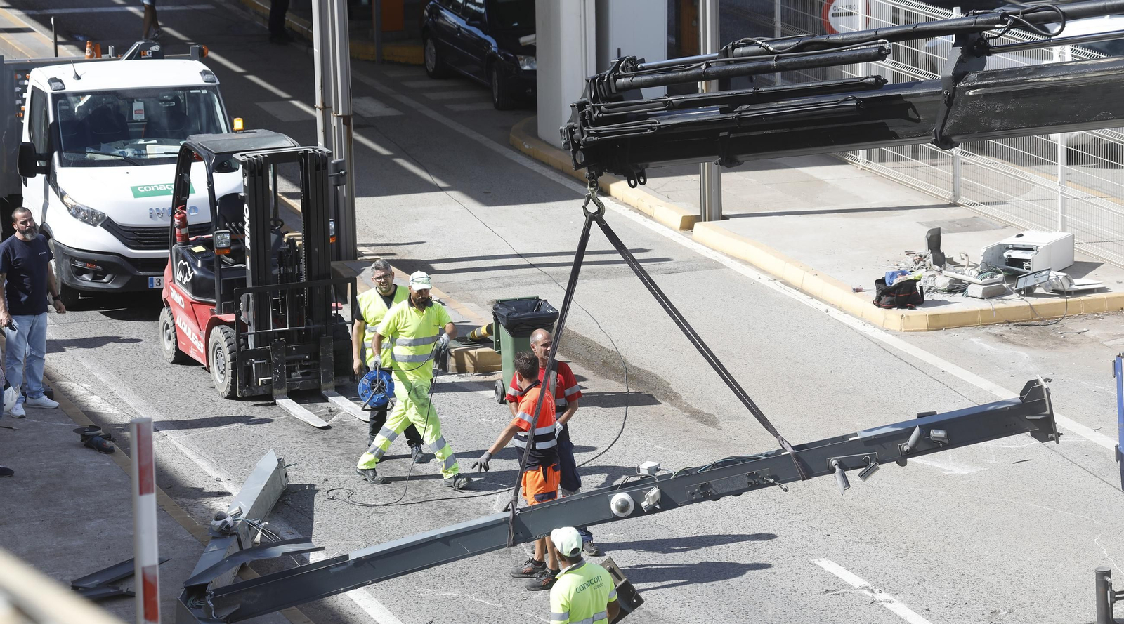Fotos del Accidente en el Acceso Norte al Puerto de Algeciras