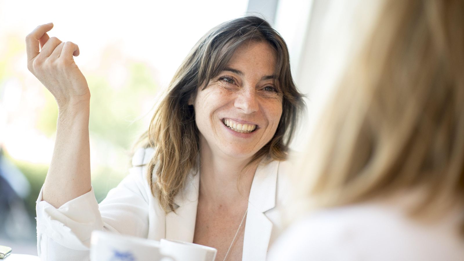 Café con Marta Gutiérrez.