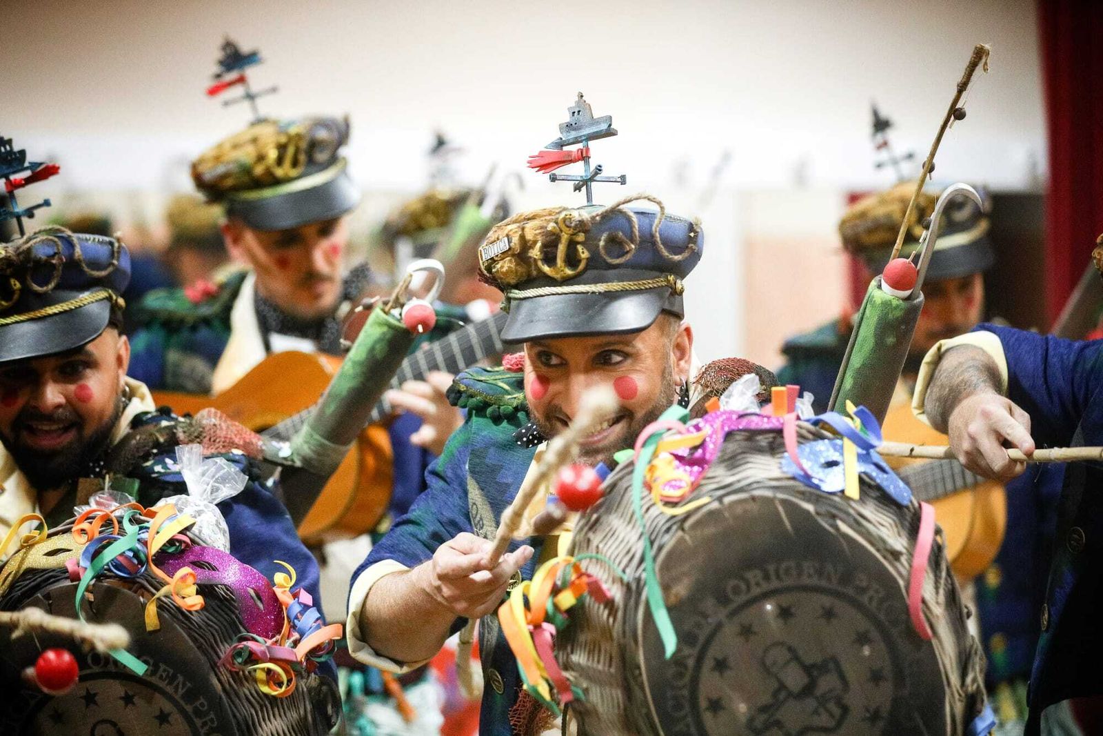 El ambiente en los camerinos del teatro
