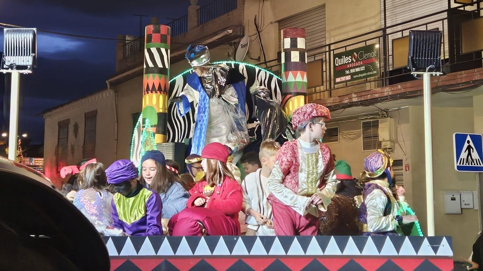 Los Reyes Magos a su paso por Otura