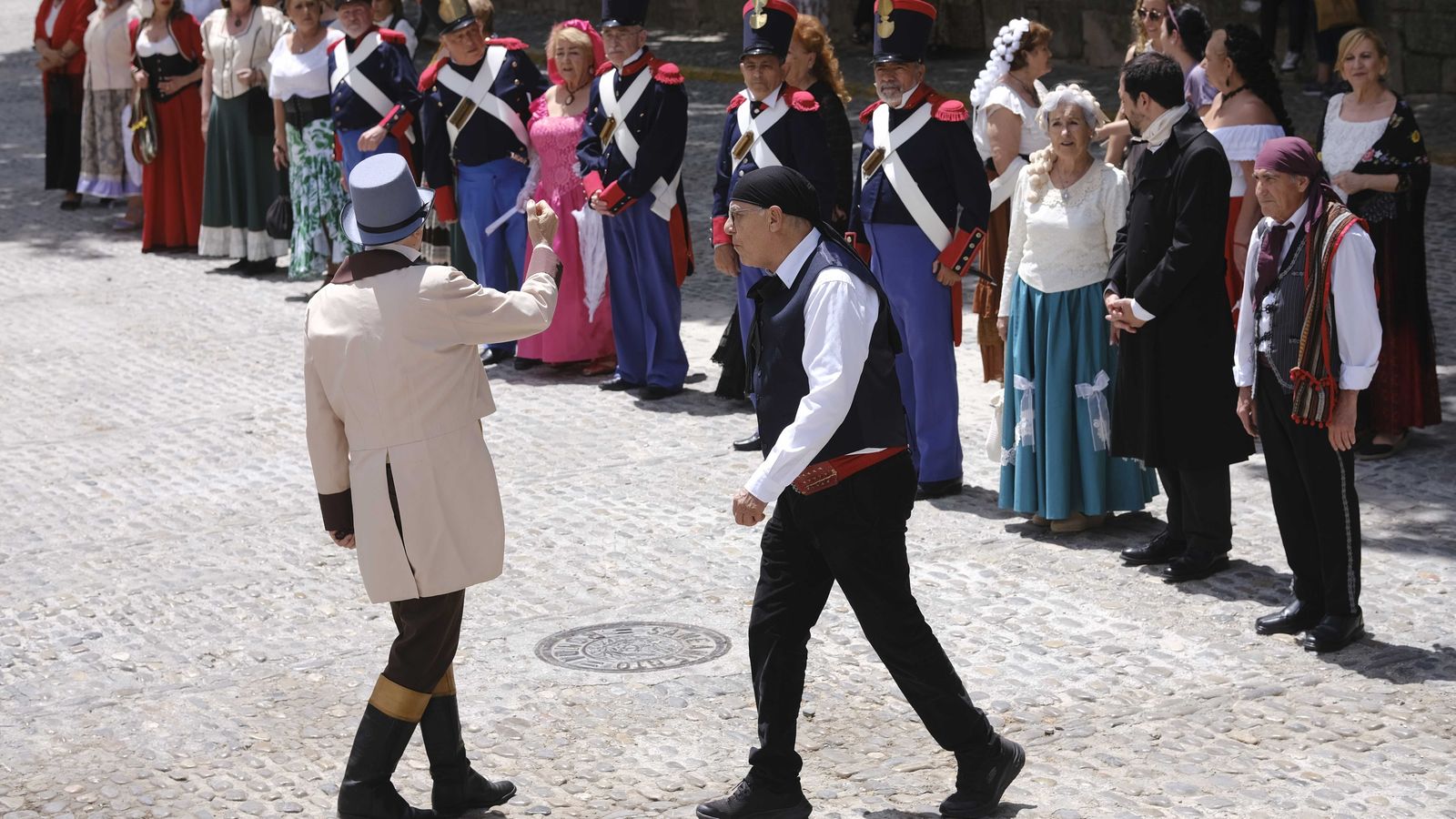 Integrantes de las recreaciones históricas