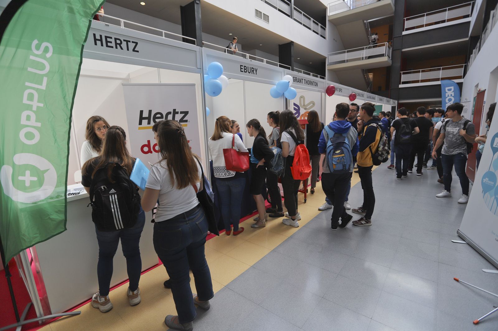 La imágenes de la V Feria de Empleo de la UMA