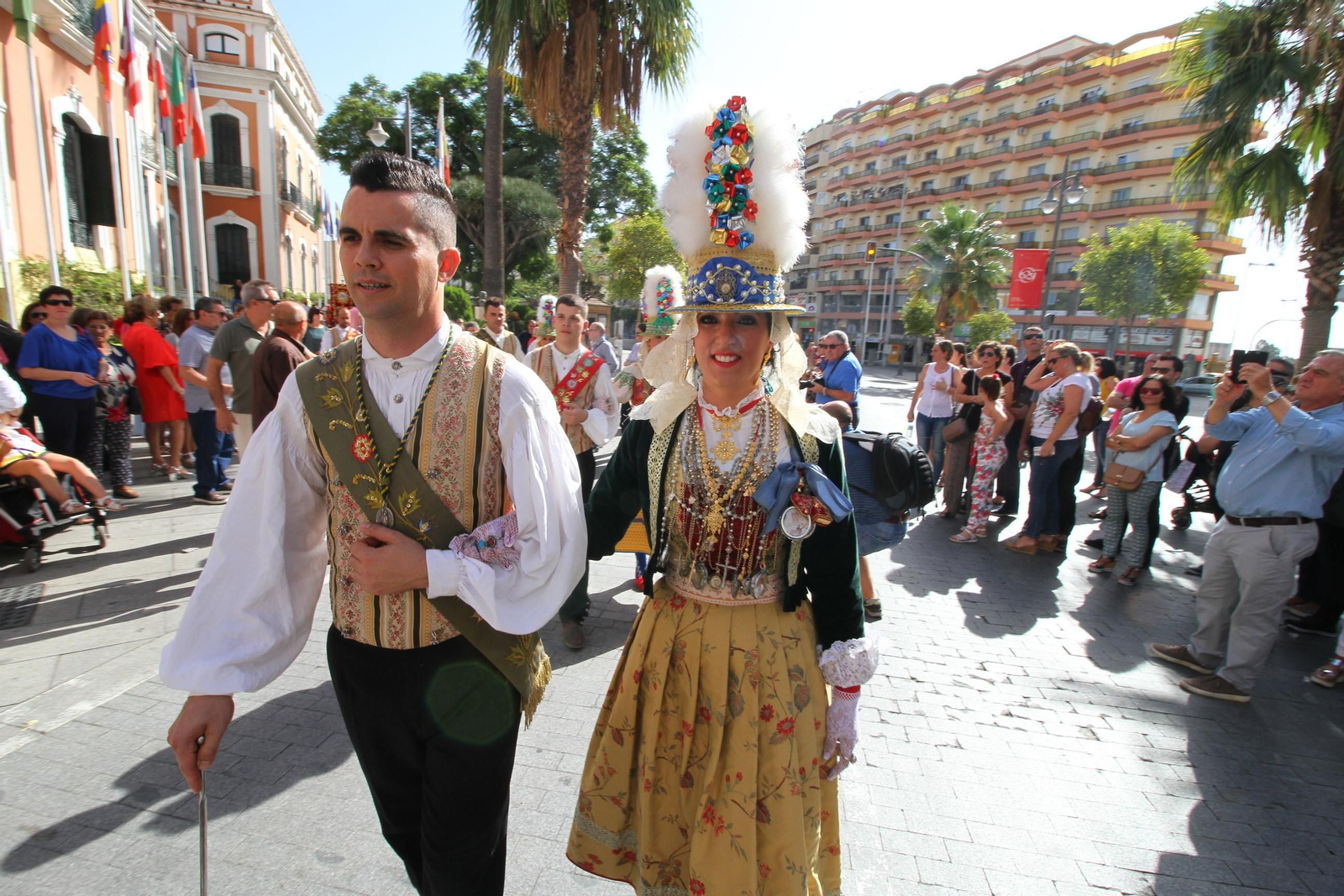 Imágenes del desfile Iberoamericano de bailes.