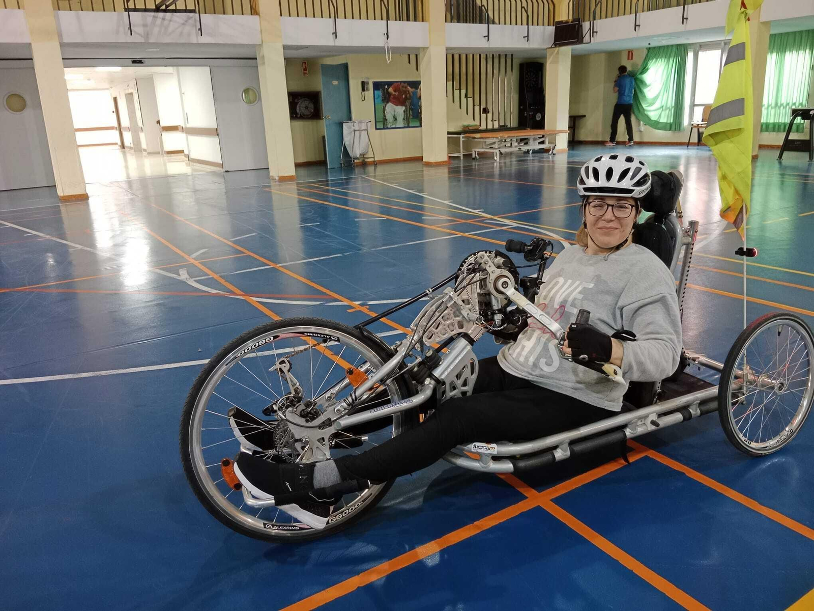 Rocío Martín en rehabilitación tras sufrir un infarto medular