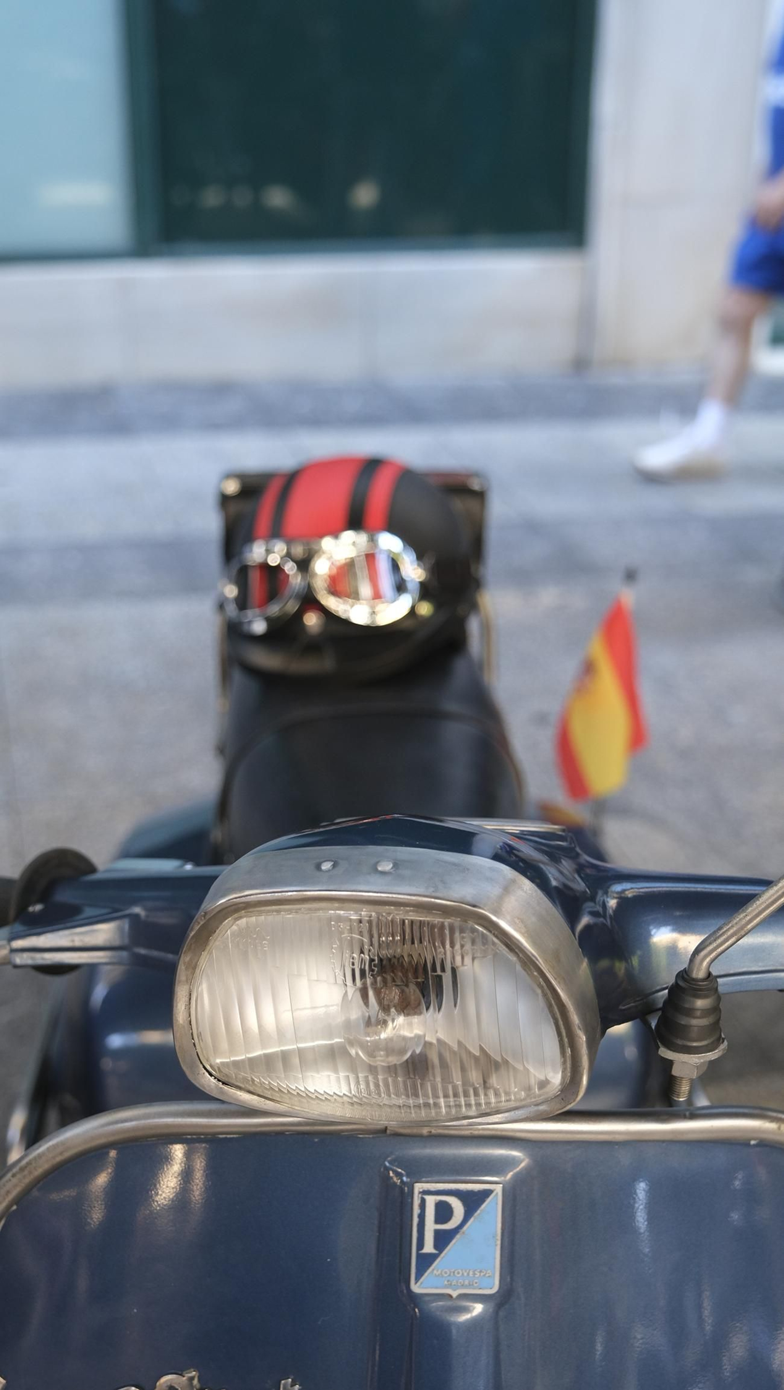 Las motos antiguas dan brillo a la Feria de Almería