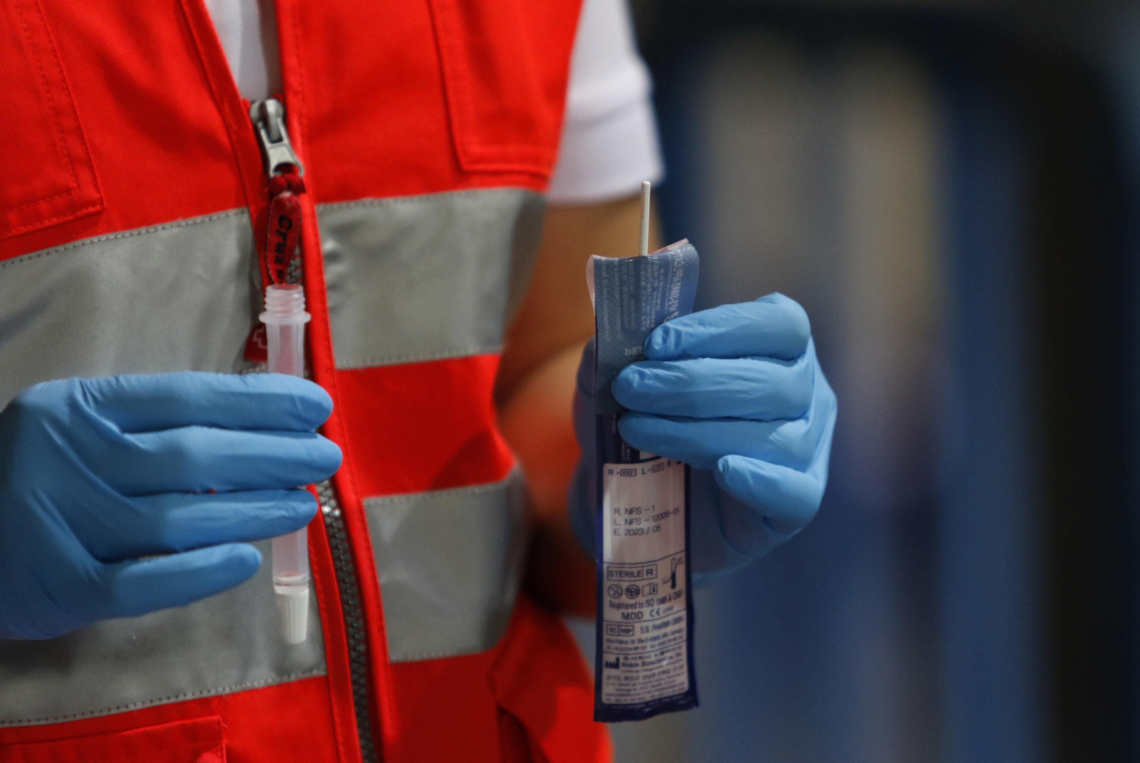 Las fotos del cribado en Vista Alegre