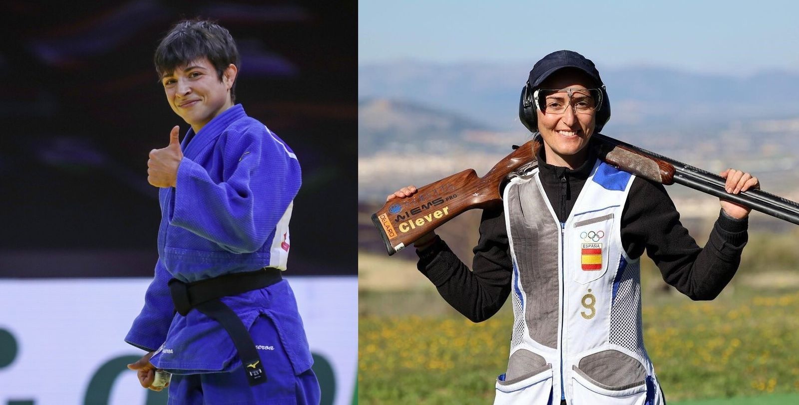 Julia Figueroa, a la izquierda, y Fátima Gálvez, a la derecha.