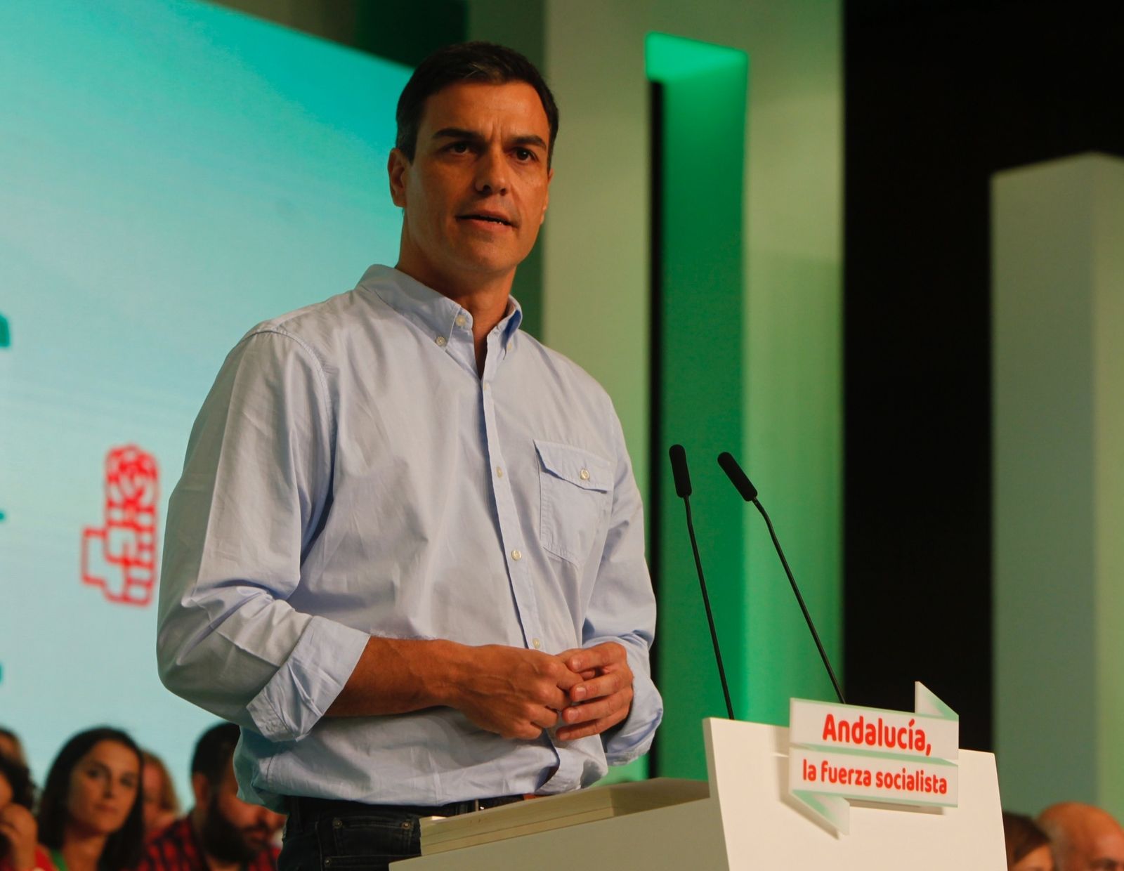 La clausura del Congreso del PSOE-A