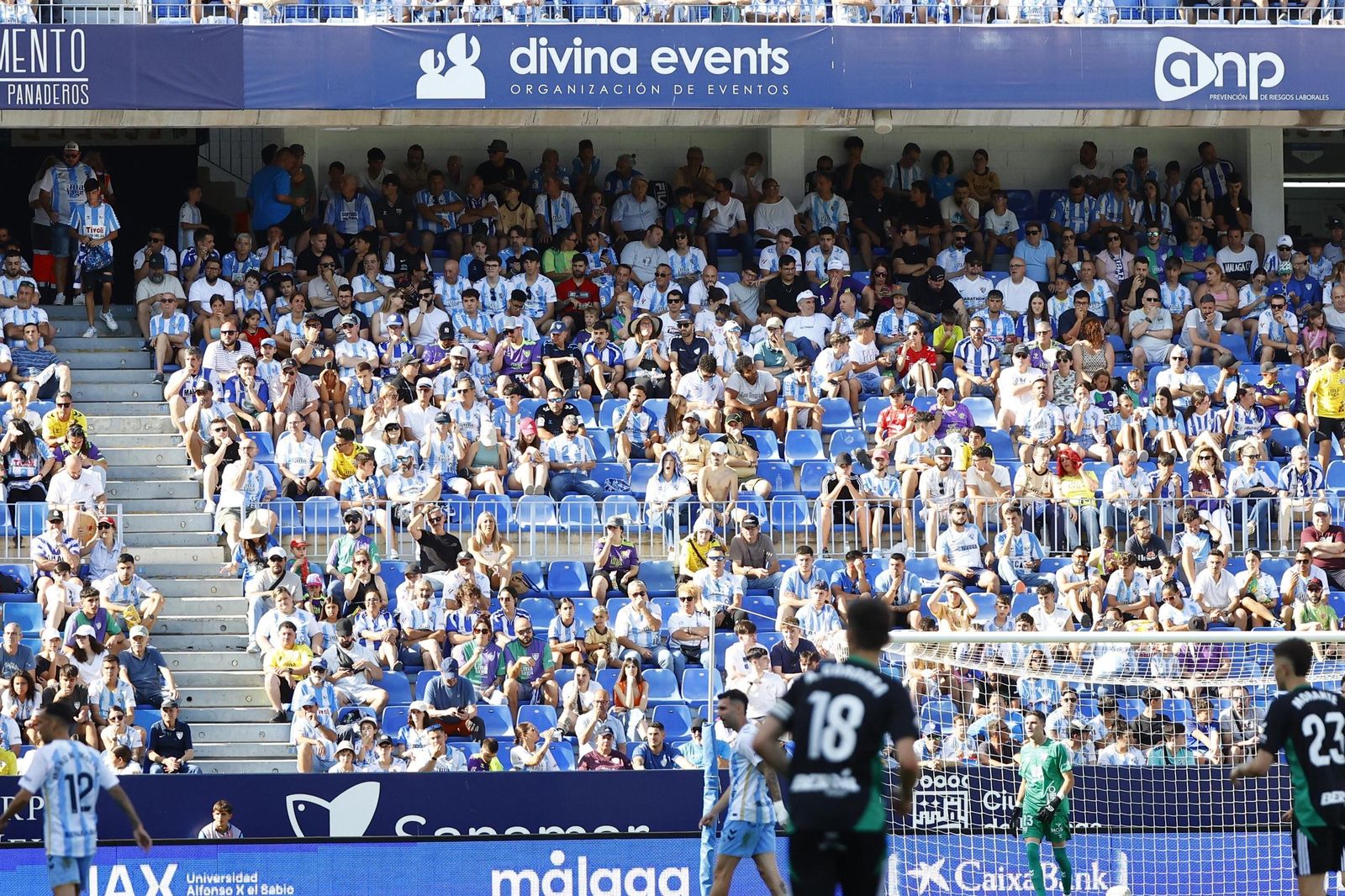 Búscate en las gradas de La Rosaleda en el Málaga CF-Burgos
