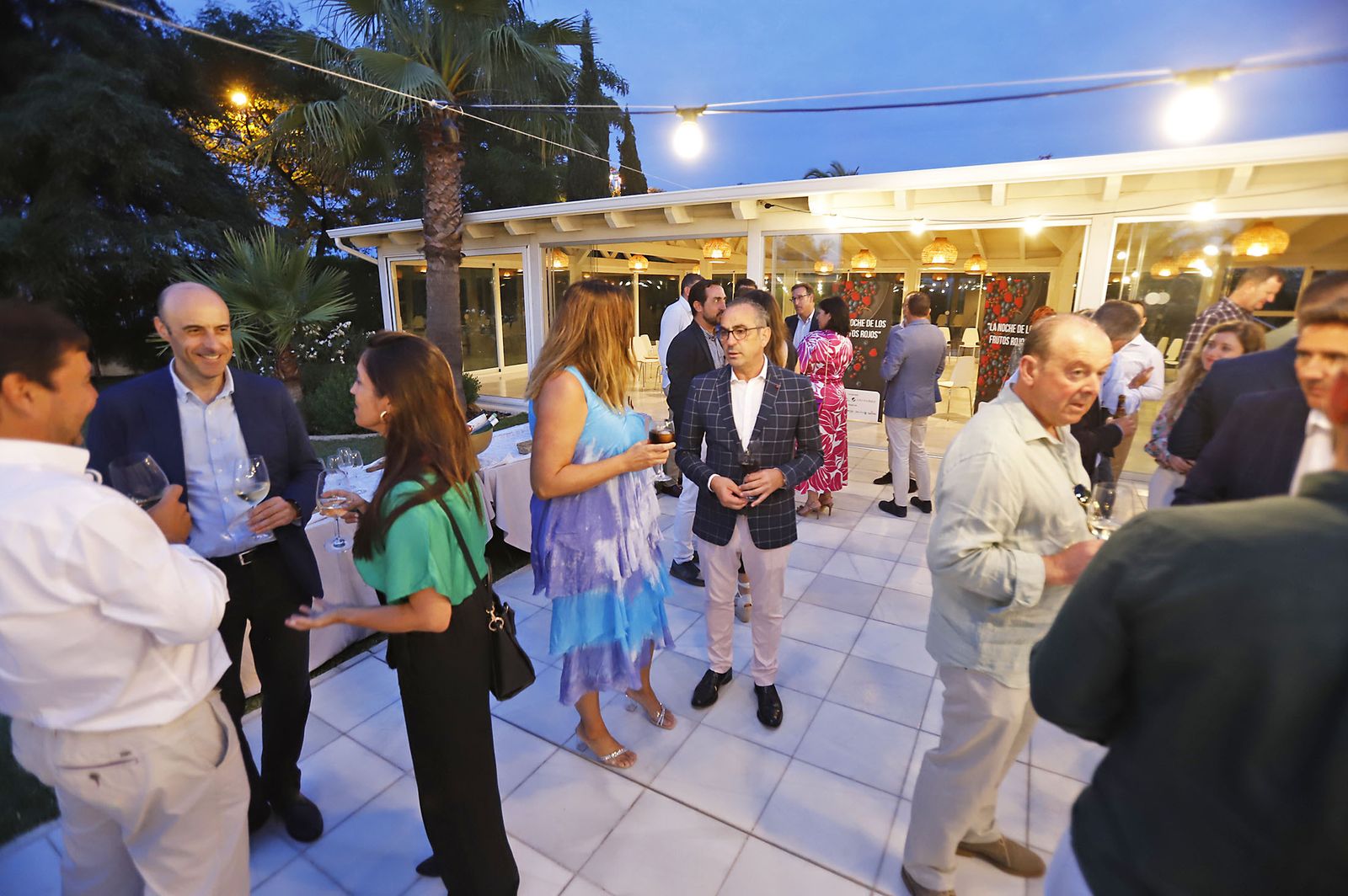 Imágenes de la recepción en la "Noche de los Frutos Rojos"