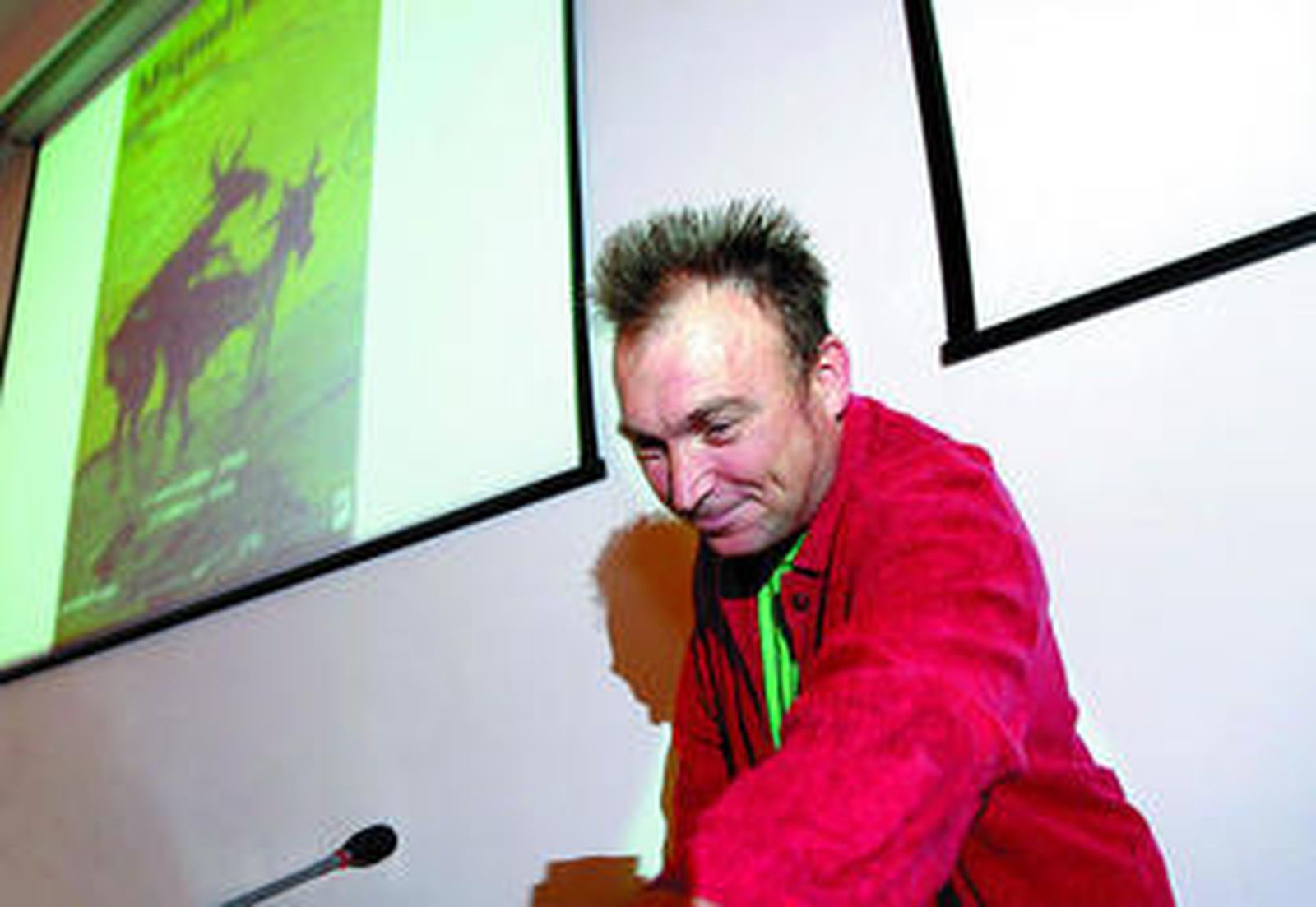 Miquel Barceló, ayer, en el CAC Málaga.