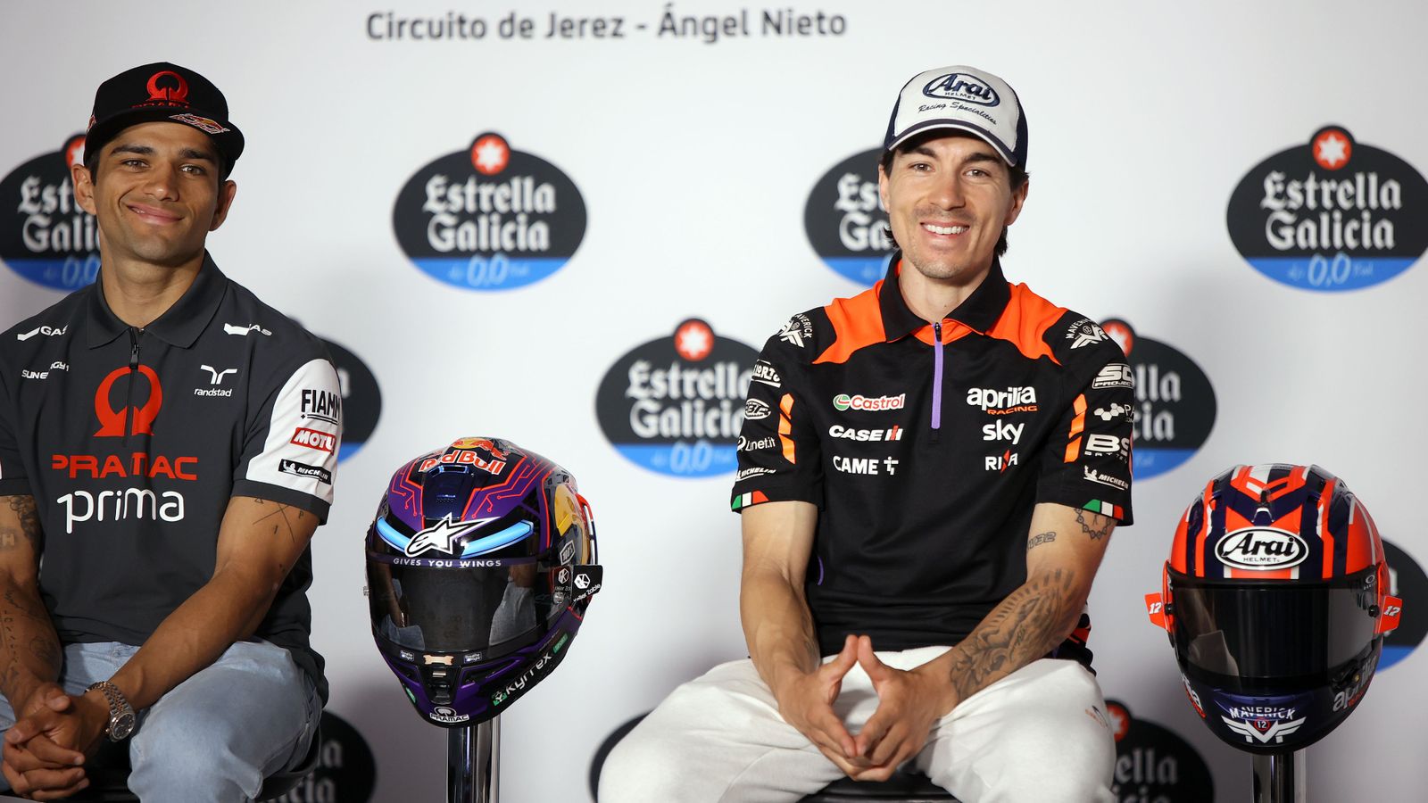 Rueda de prensa de los pilotos de MotoGP en el Circuito de Jerez
