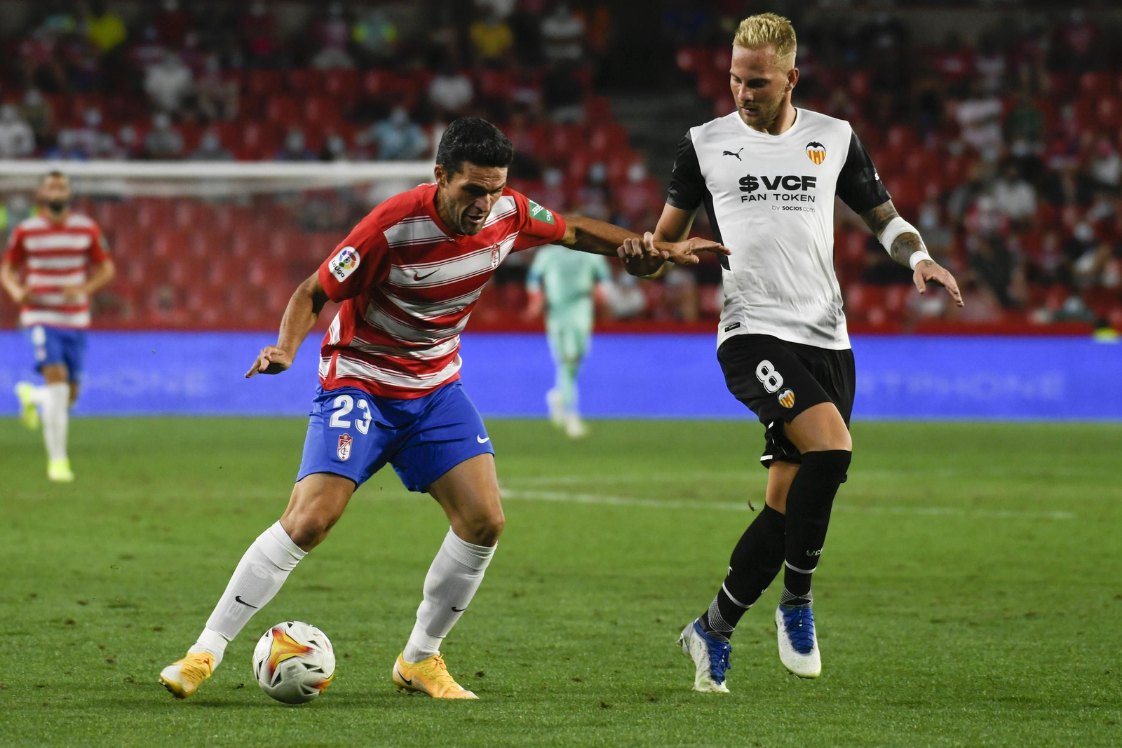 Jorge Molina, en el encuentro contra el Valencia