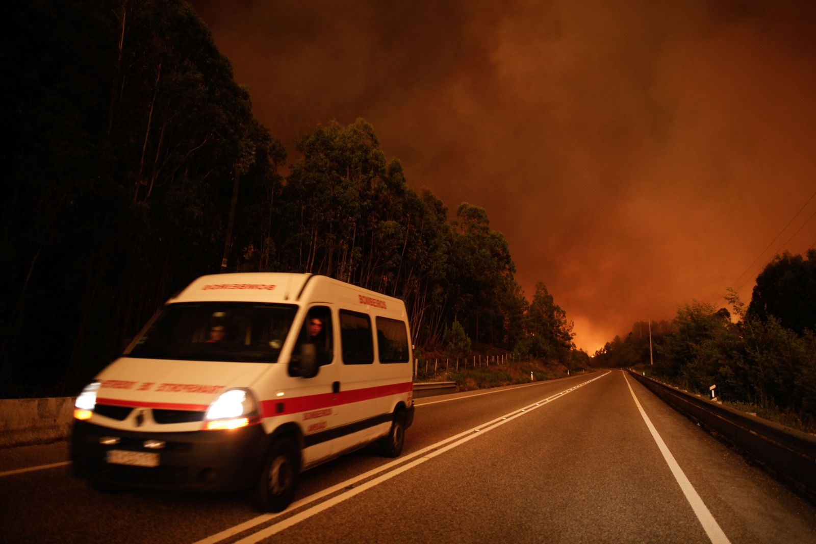 El incendio en Pedrógão Grande, en imágenes
