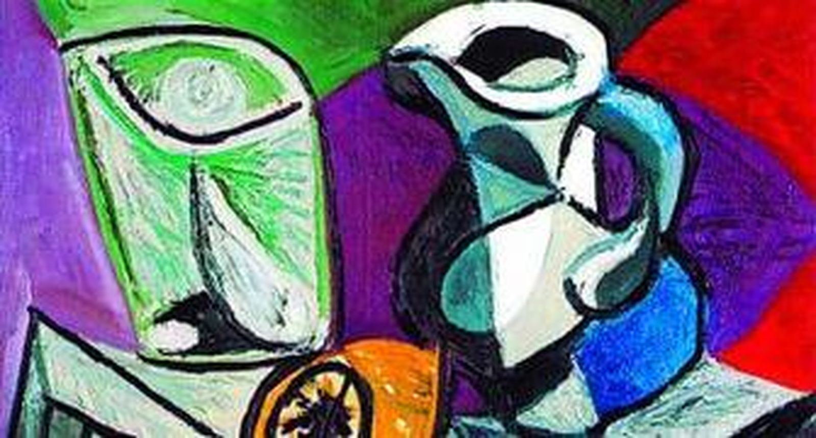 Uno de los cuadros desaparecidos, 'Verre et pichet'.