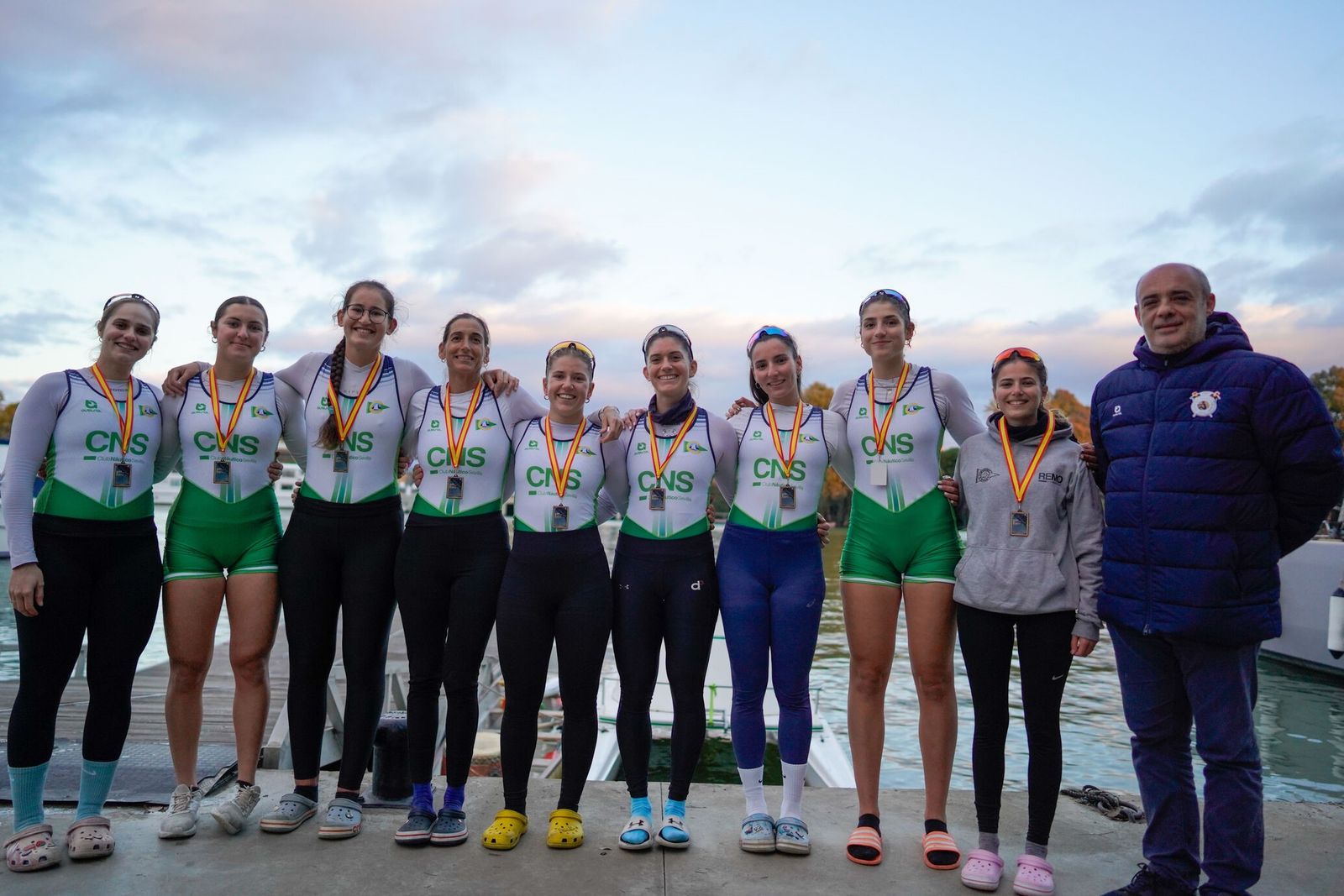 Las fotos de la primera regata de La Liga Nacional de Remo Olímpico Tradicional