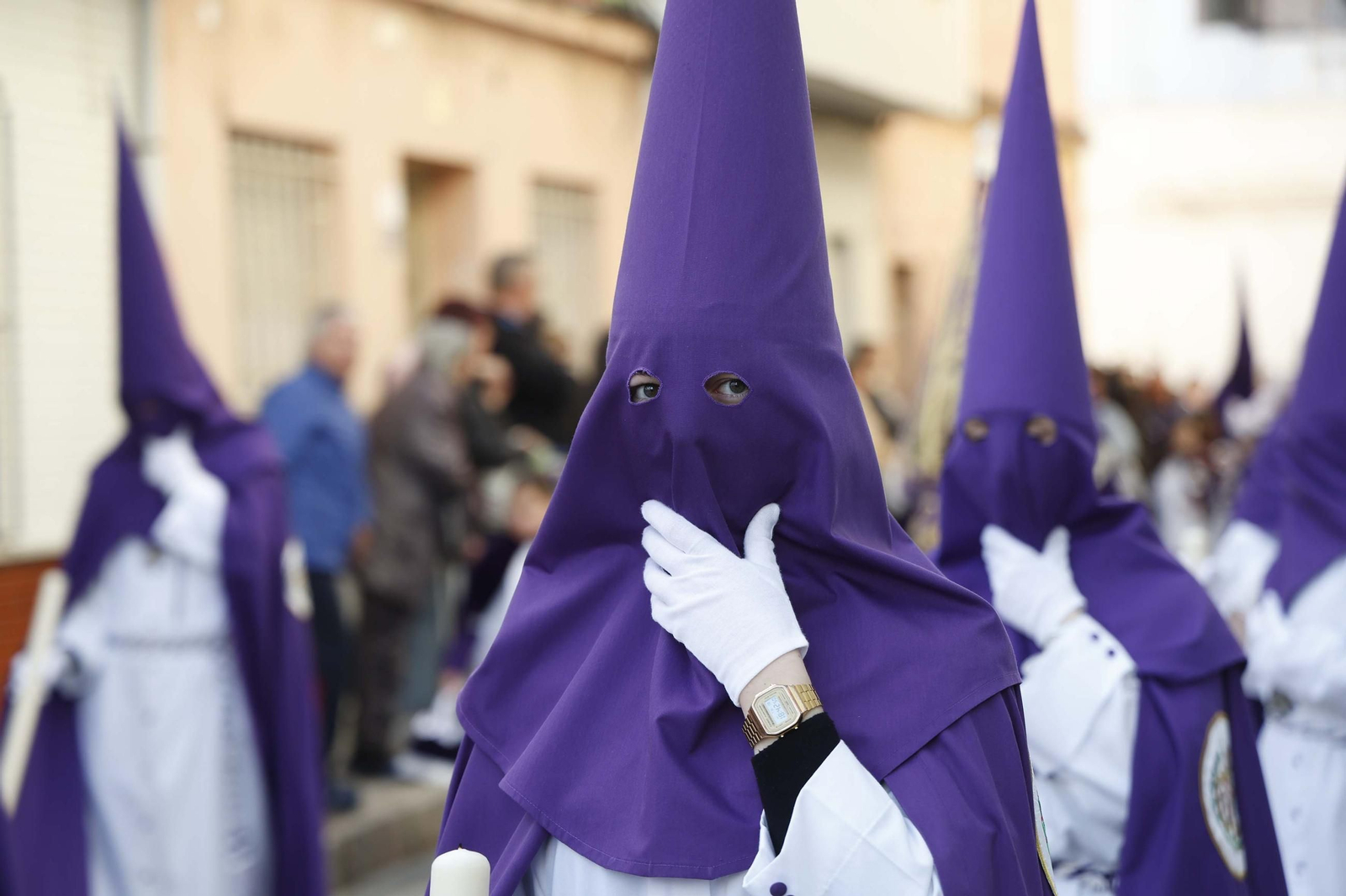 Fotos del Jueves Santo en La Línea: Perdón, Gran Poder y Angustias