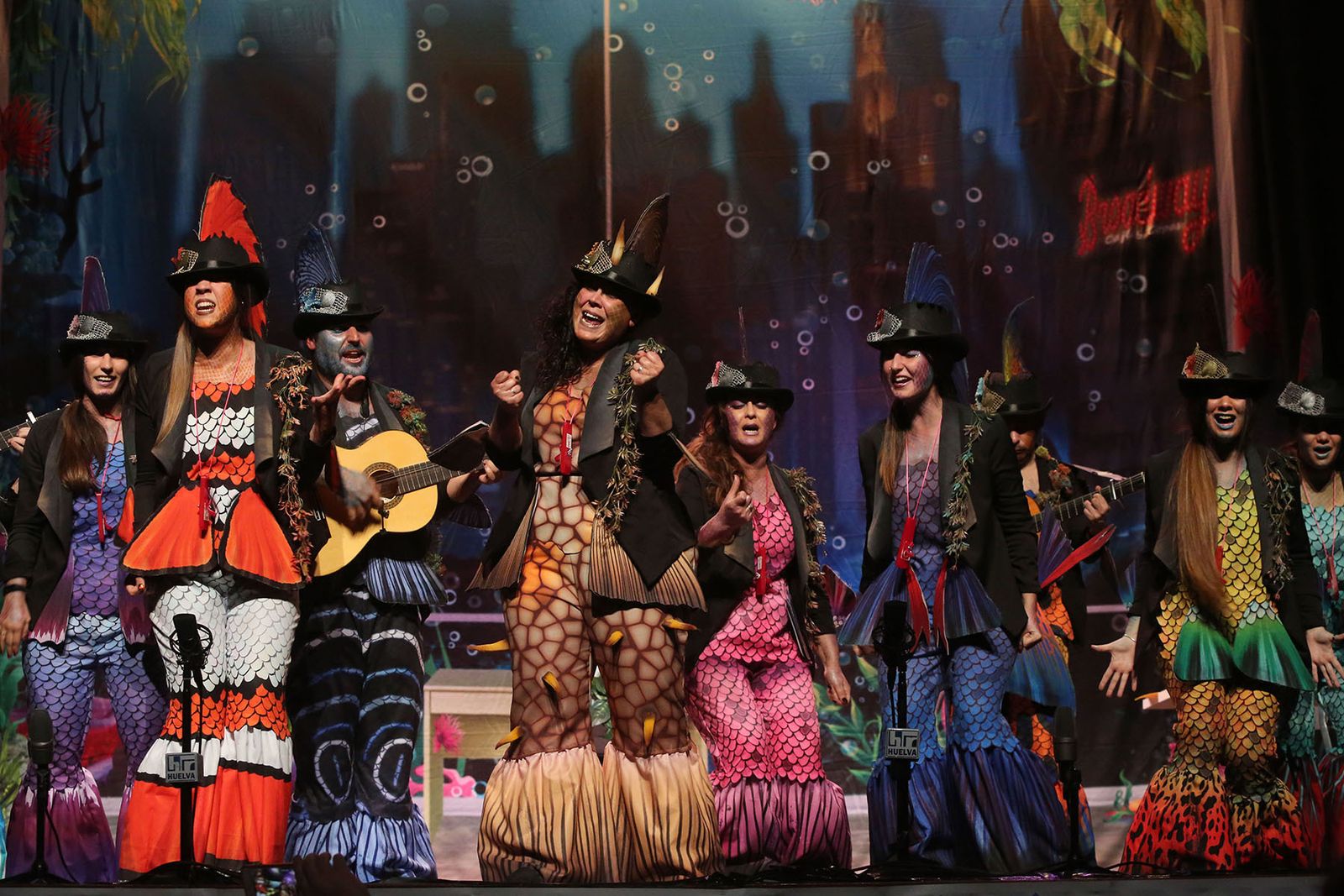 Quinto día de preliminares del Carnaval Colombino en imágenes