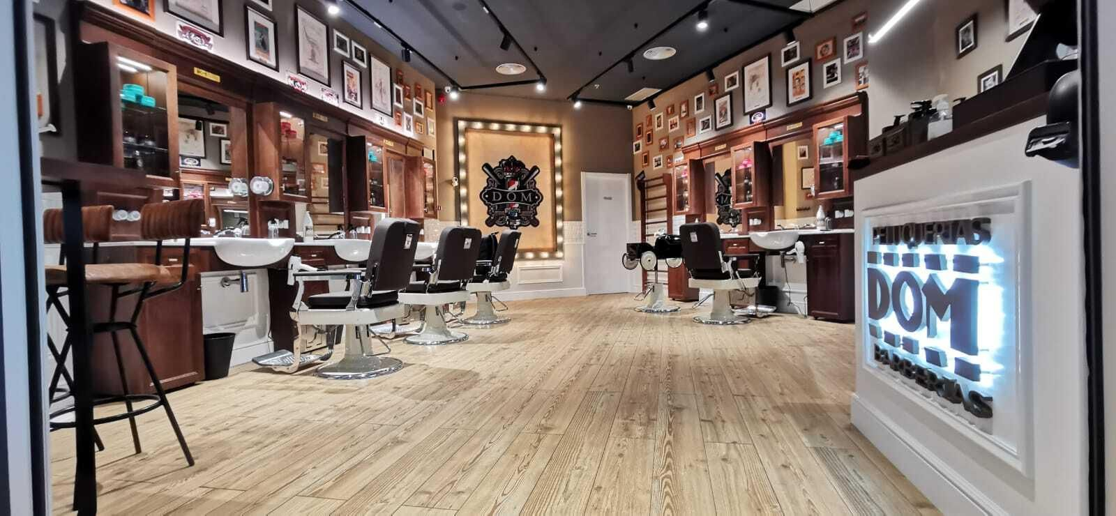 La peluquería vintage masculina DOM Barberías