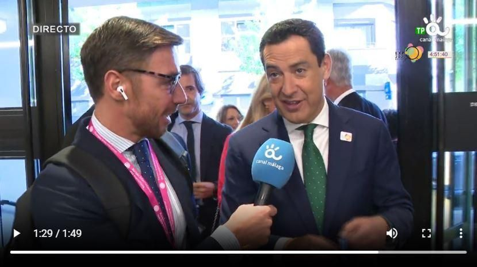 Señal en directo de Canal Málaga desde París, donde se decide la Expo 2027 Señal en directo de Canal Málaga desde París, donde se decide la Expo 2027