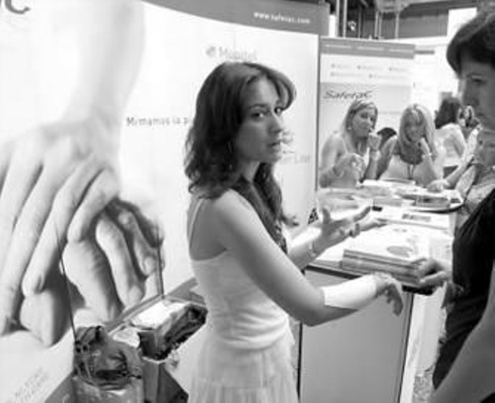 Ayer en el Palacio de Congresos, en el encuentro de ASANEC.